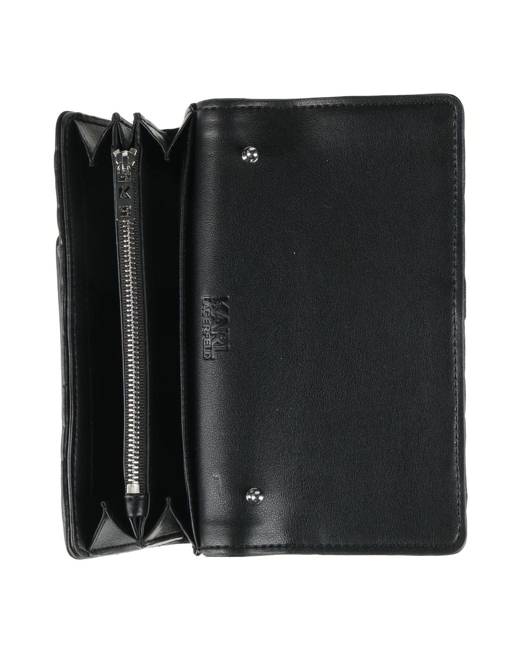 Karl Lagerfeld Black Crossbody Wallets