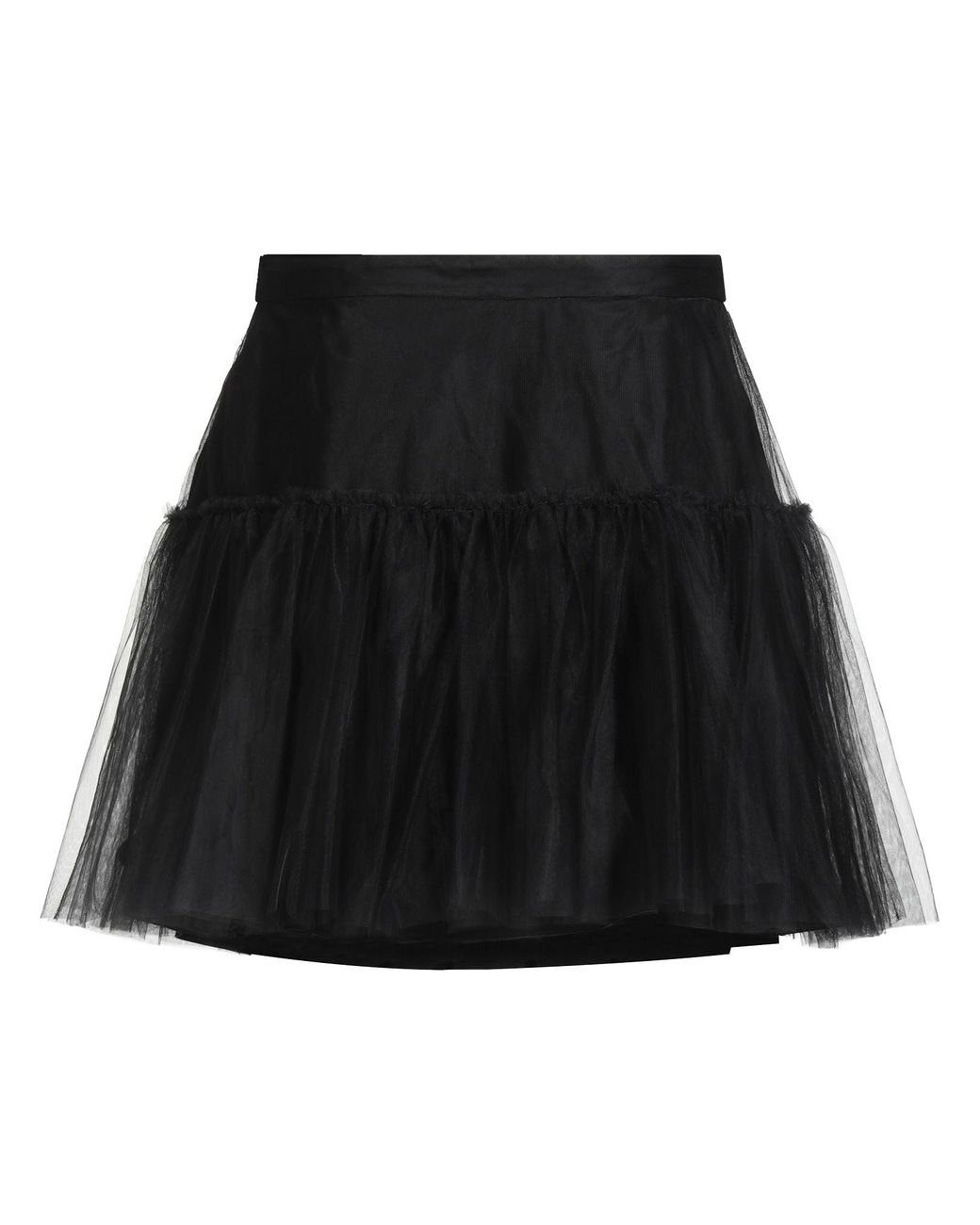 Philosophy Di Lorenzo Serafini Black Mini Skirt Polyamide
