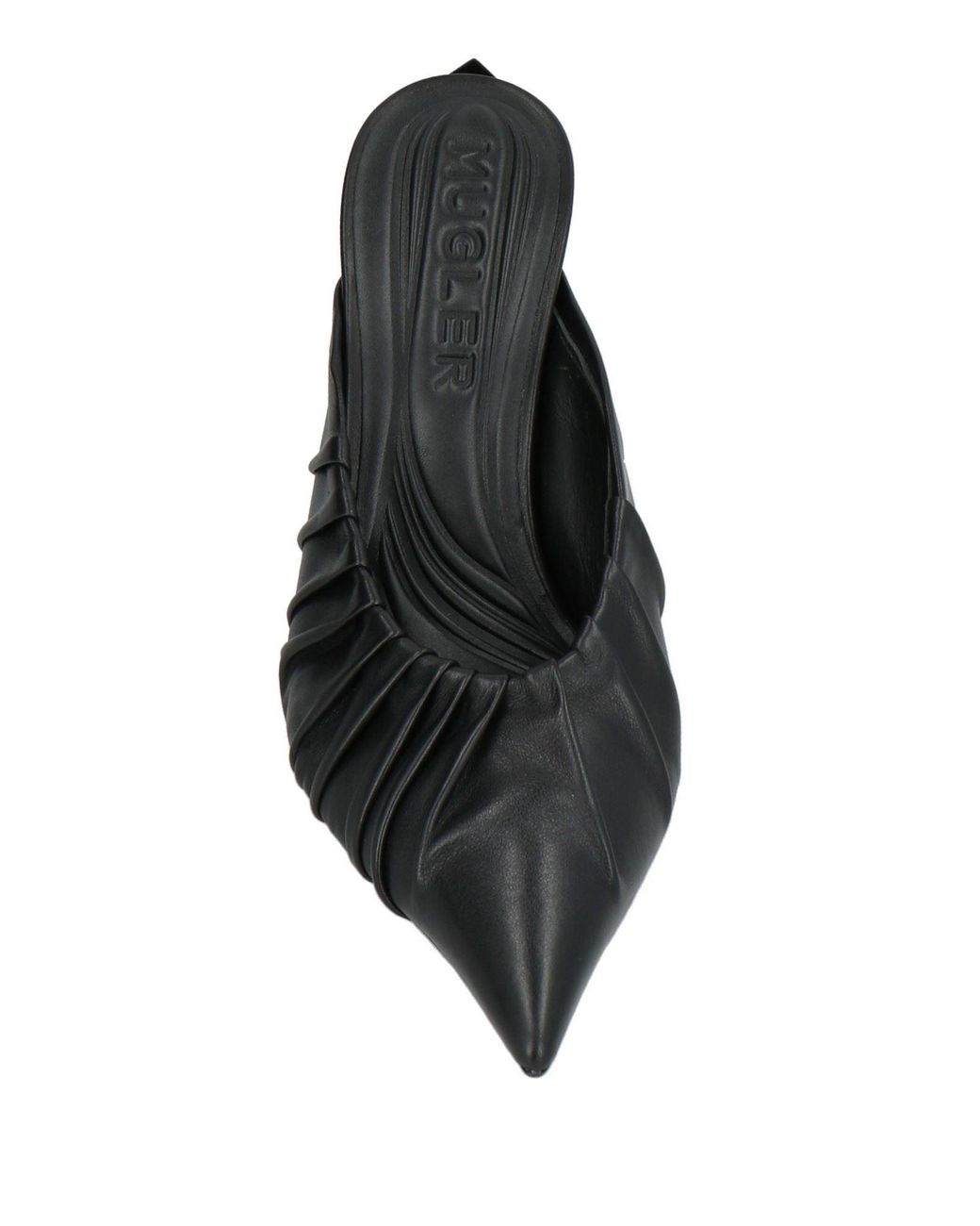Mugler Black Mules & Clogs