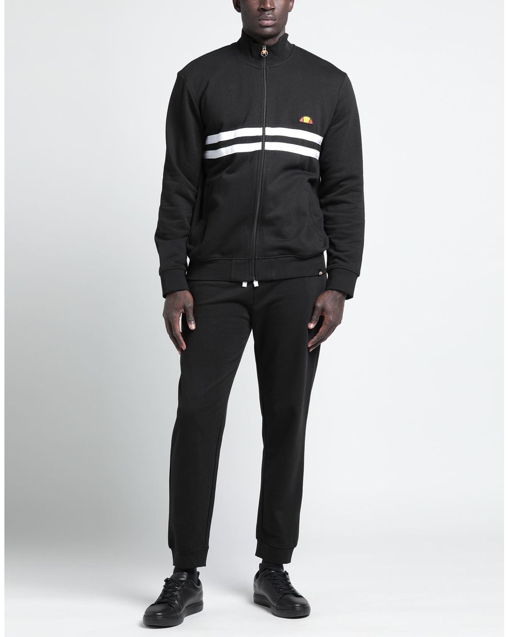 Ellesse hotsell black tracksuit