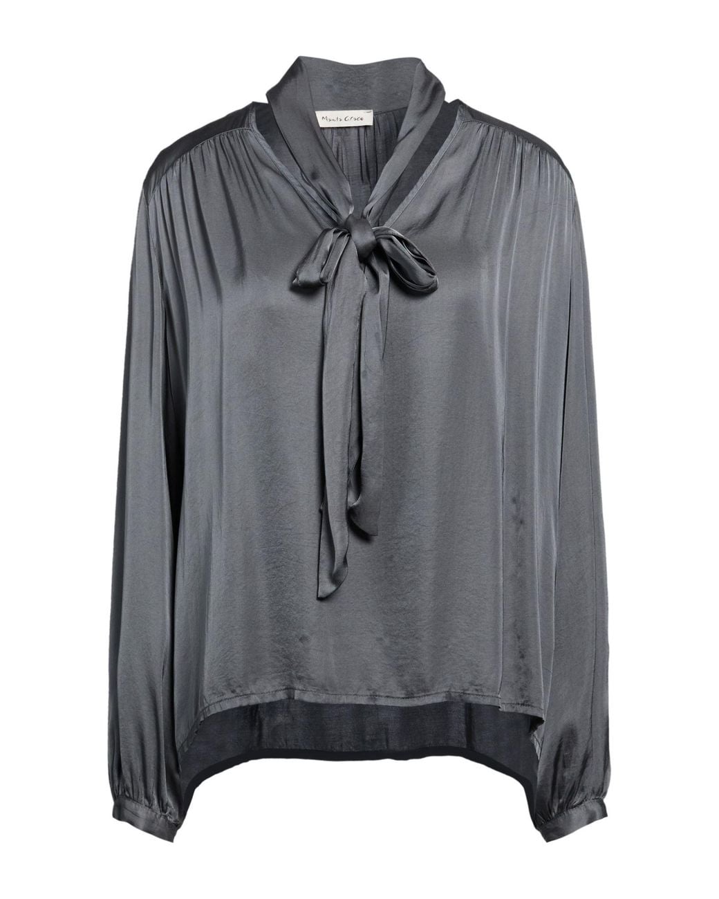 Manila Grace Gray Top Viscose