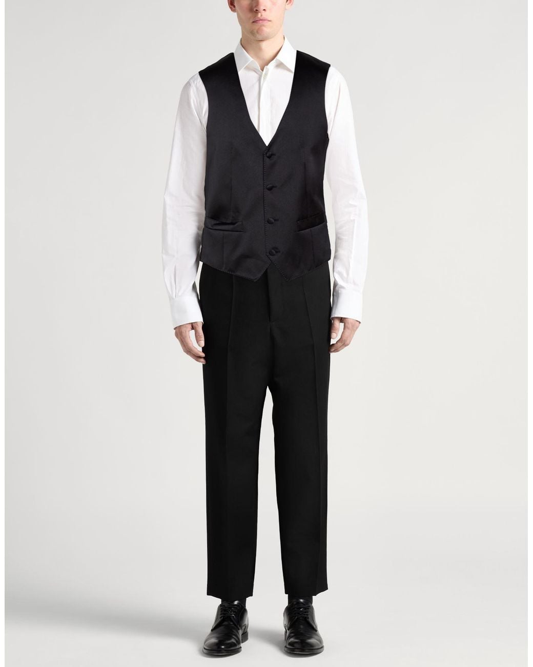 Corneliani Black Waistcoat for men