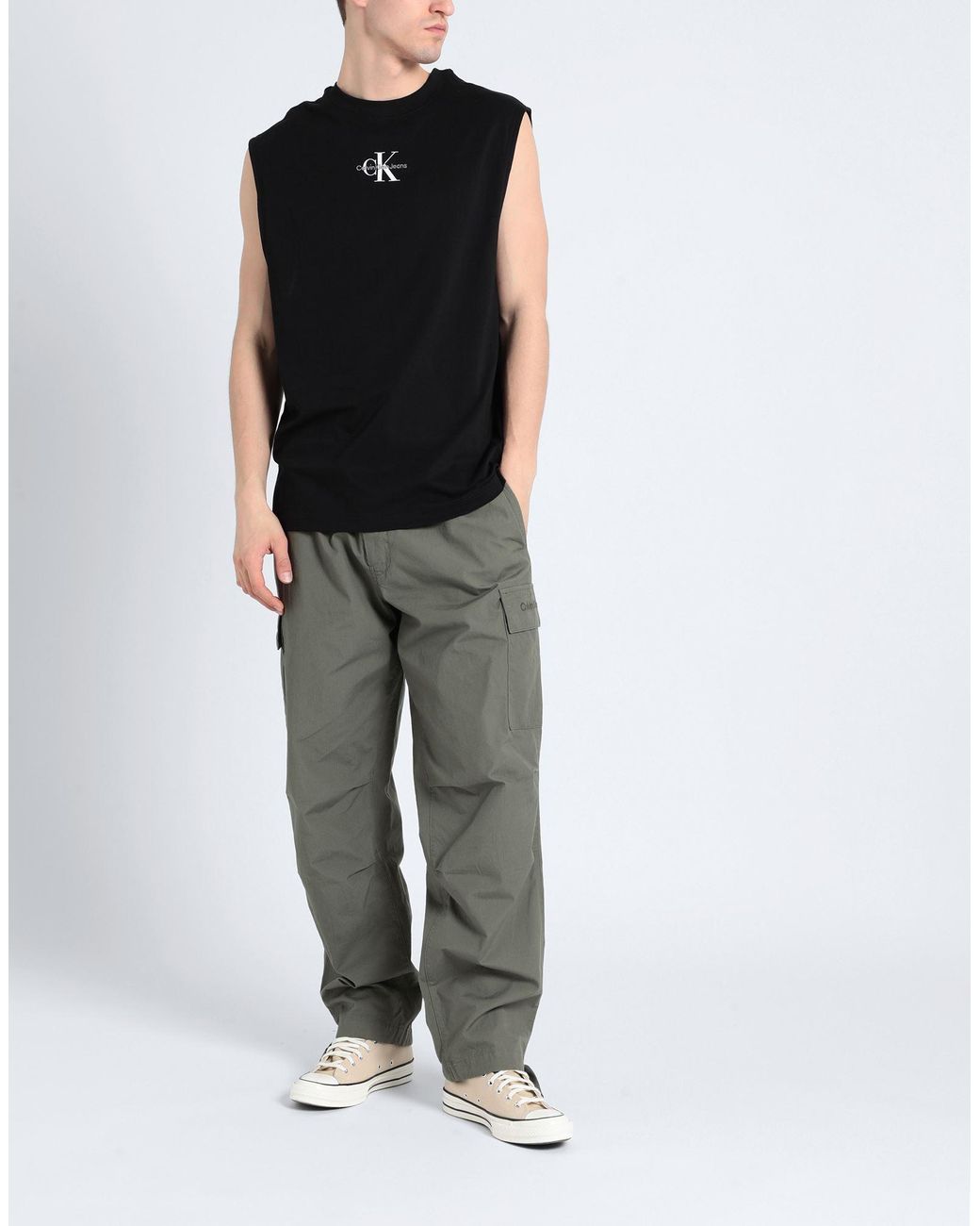 Calvin Klein Gray Trouser for men