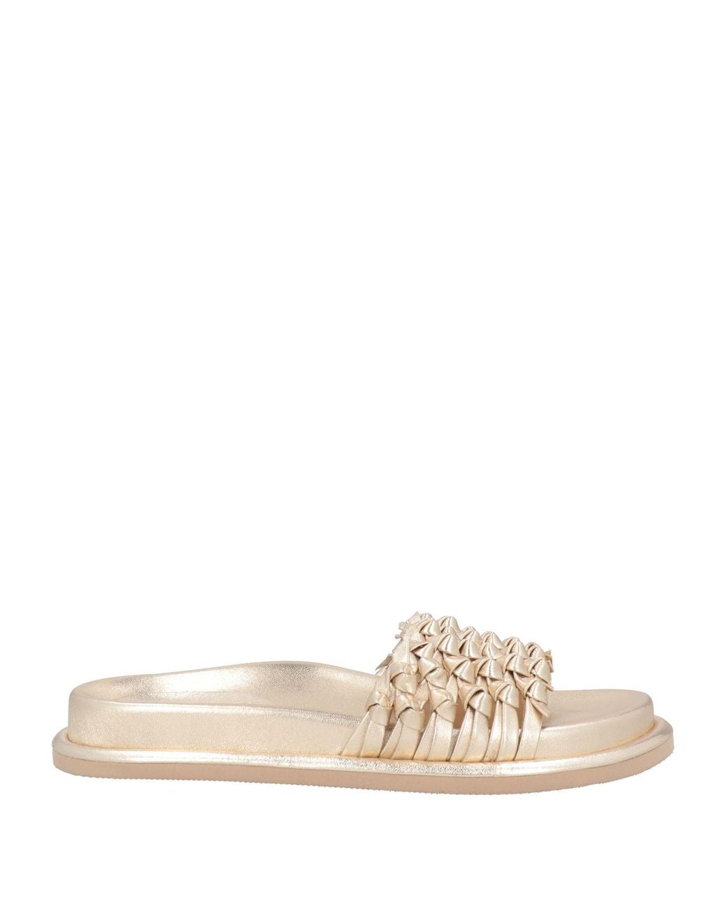 Emanuélle Vee Natural Sandals Leather