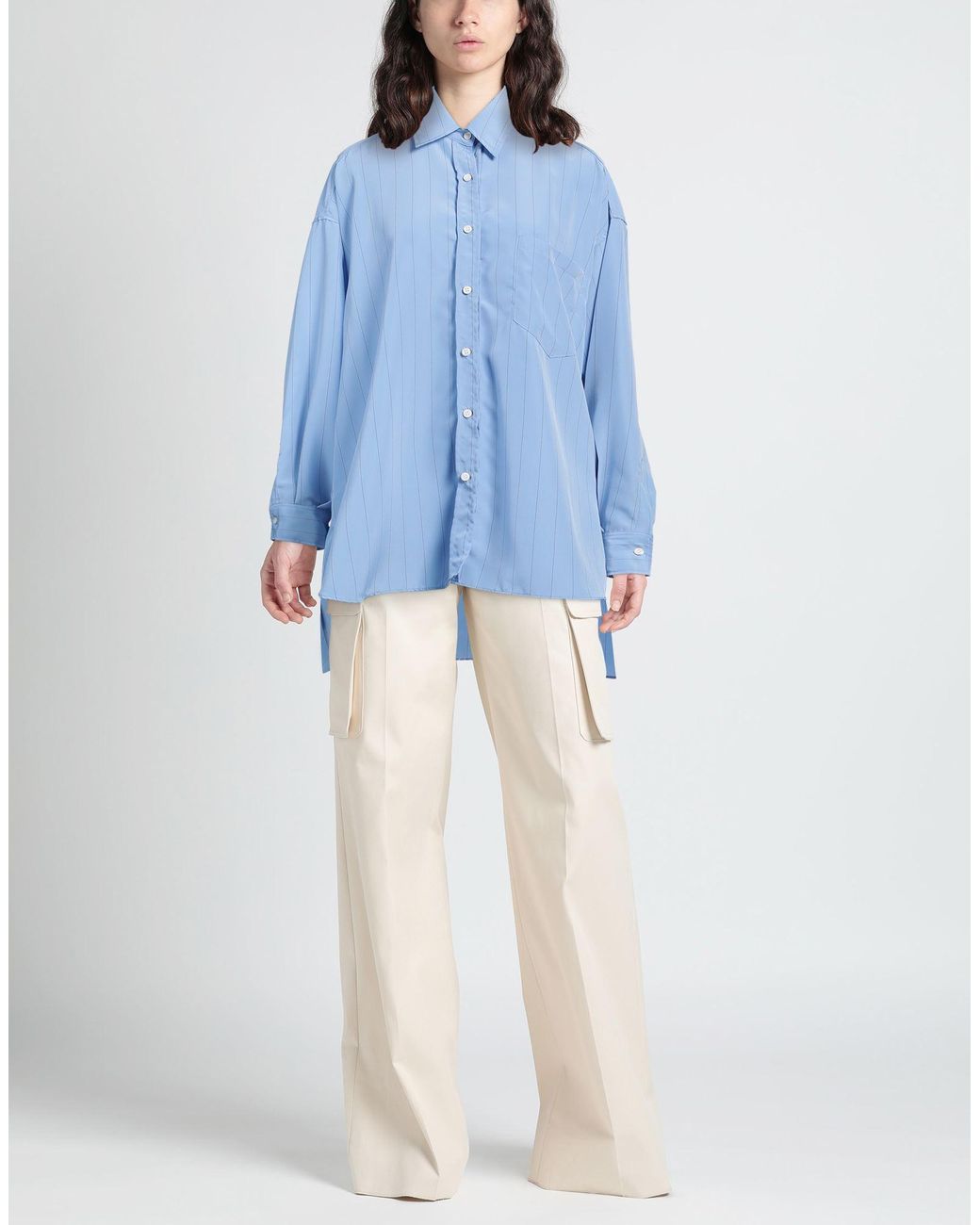 Frankie Shop Blue Shirt Polyester