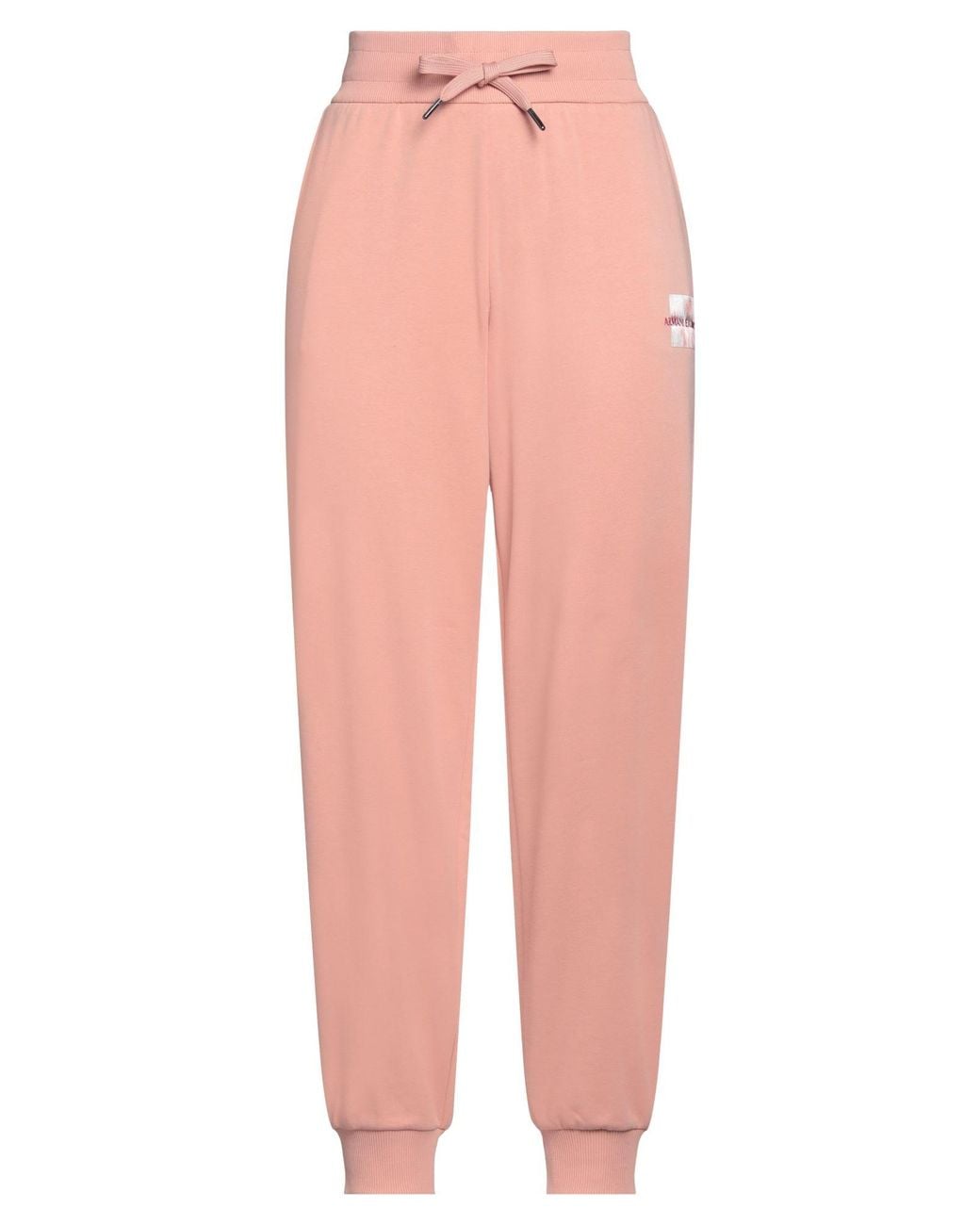 ARMANI EXCHANGE Pink Pants Cotton, Polyester, Elastomultiester, Elastane