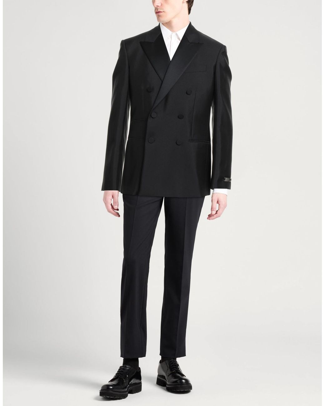 Burberry Black Blazer Virgin Wool, Silk for men