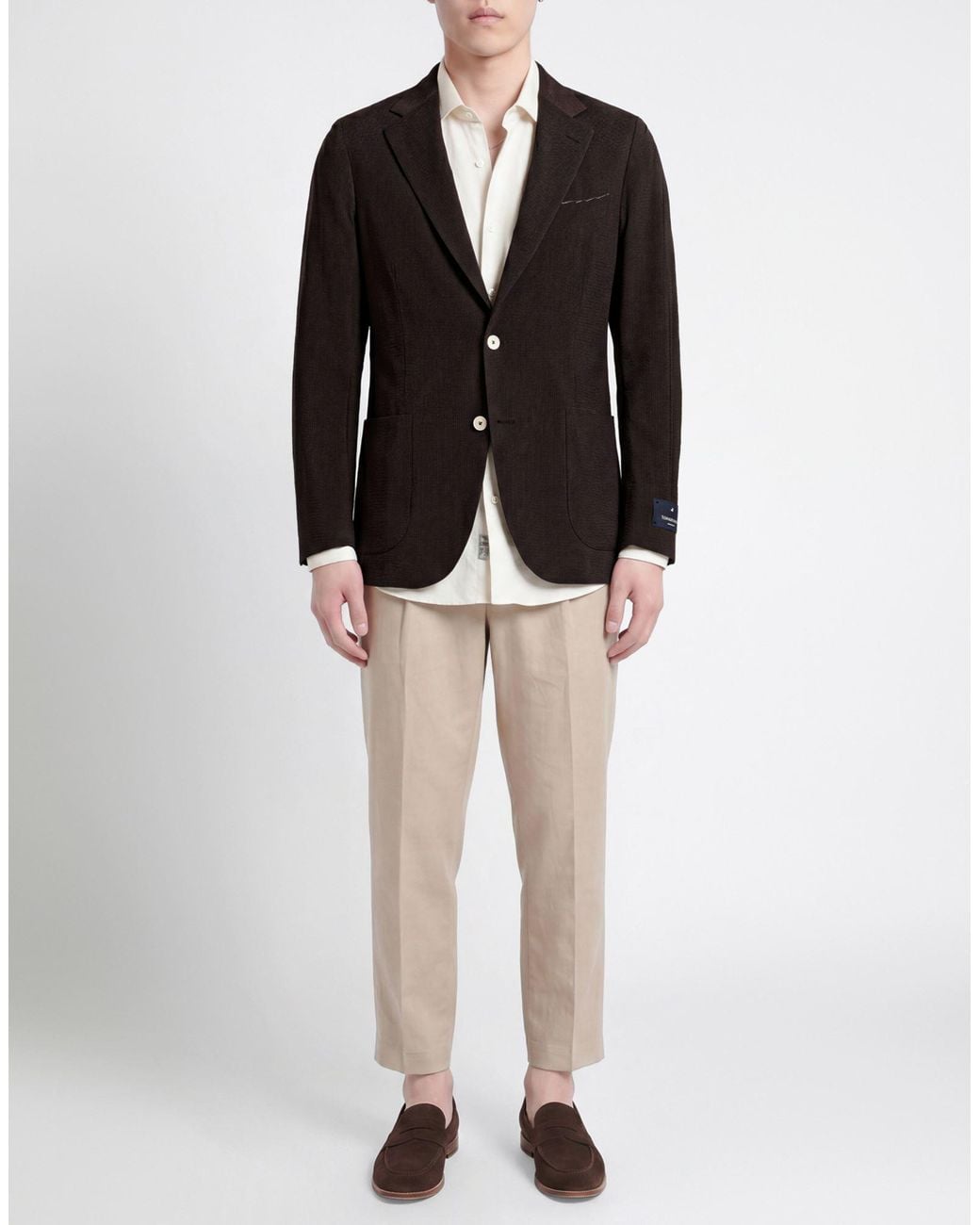 Tombolini Black Blazer Virgin Wool, Polyester, Polyamide, Elastane for men