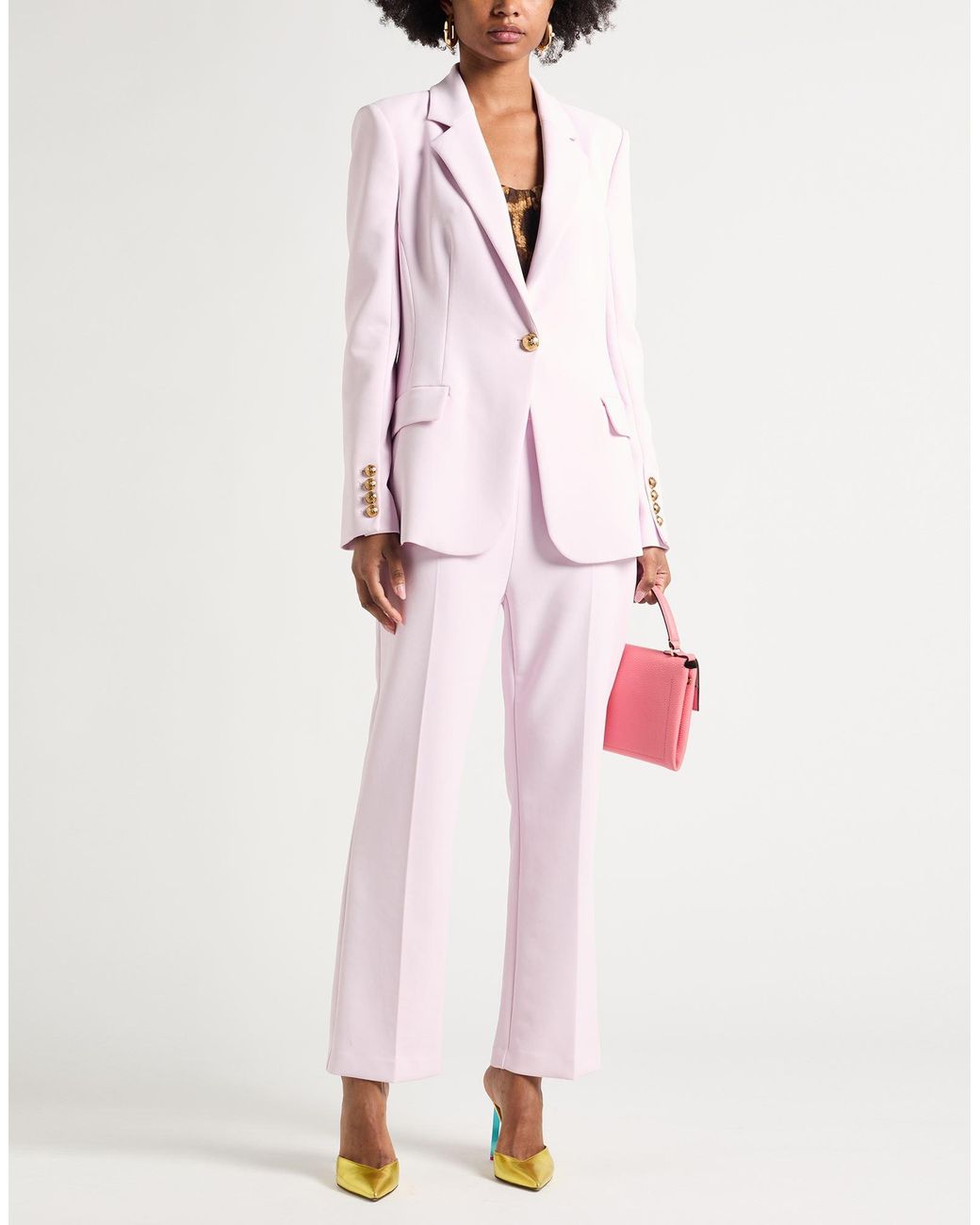 Elisabetta Franchi Essentials Light Suit Polyester, Elastane in