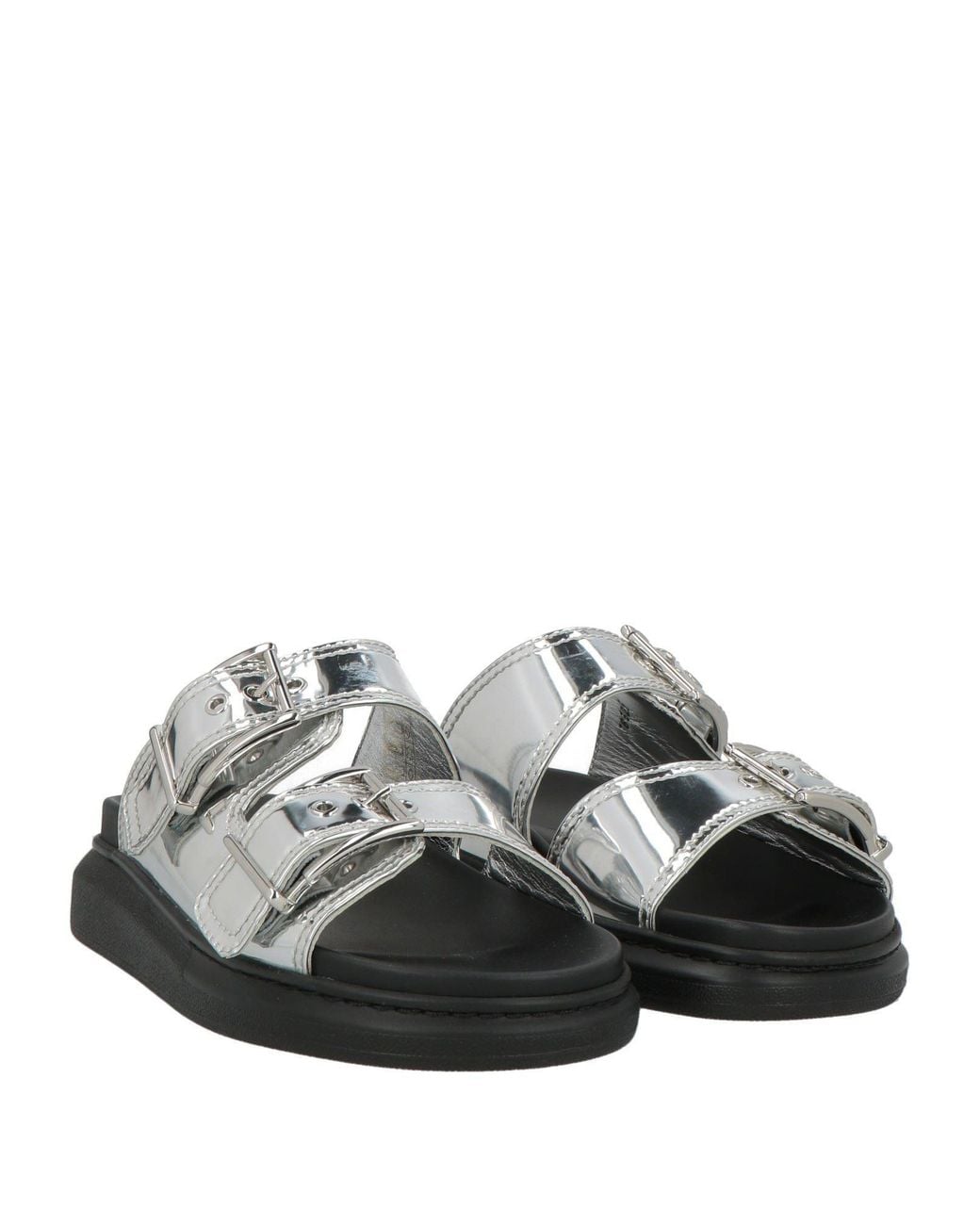 McQueen White Sandals