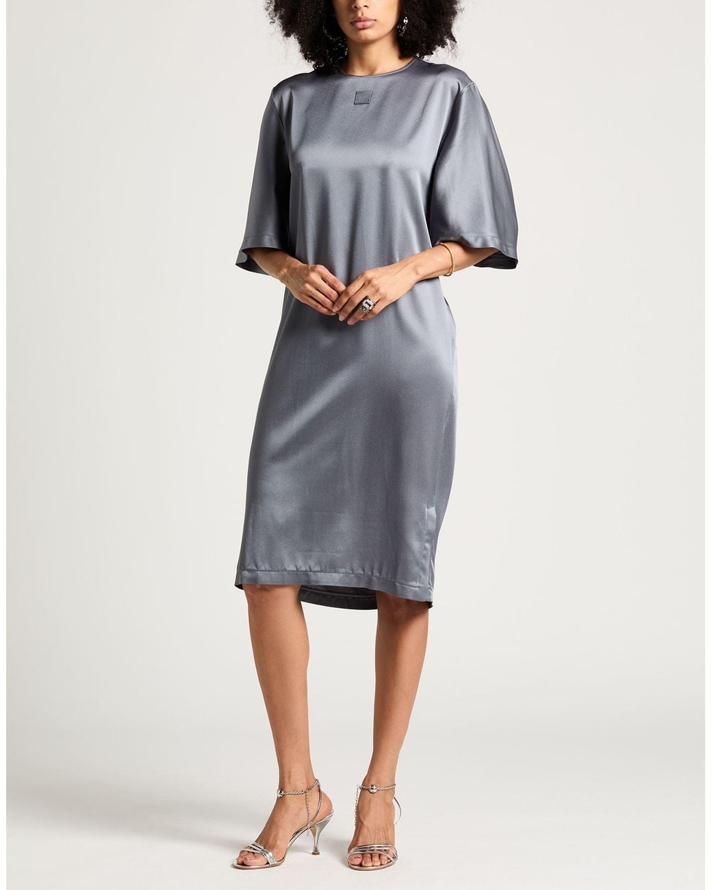 Lanvin Gray Midi Dress