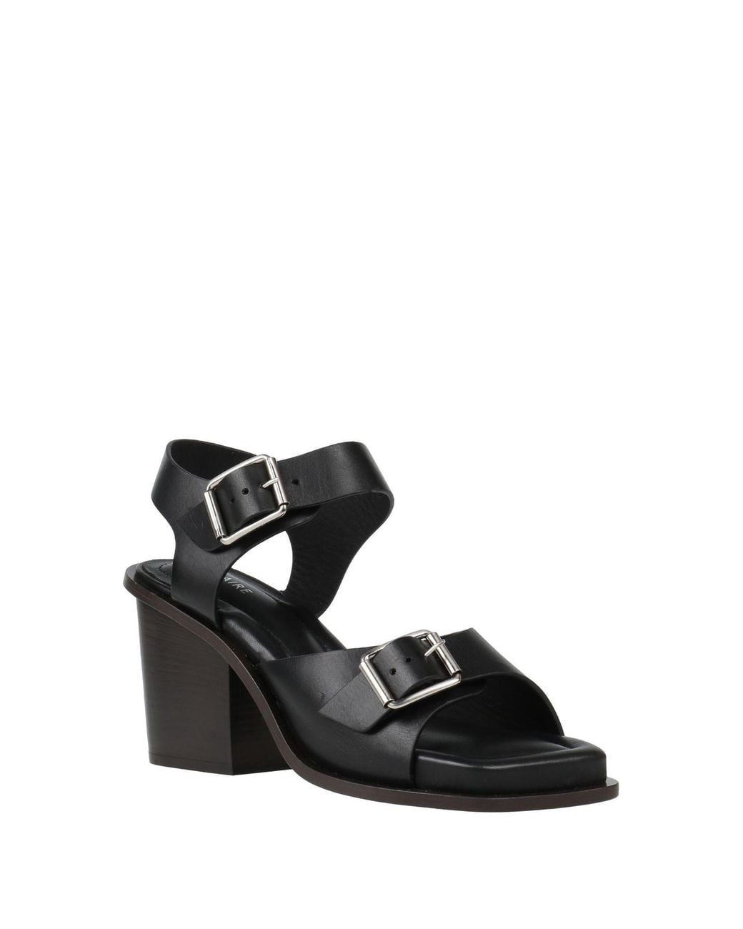 Lemaire Black Sandals Cow Leather