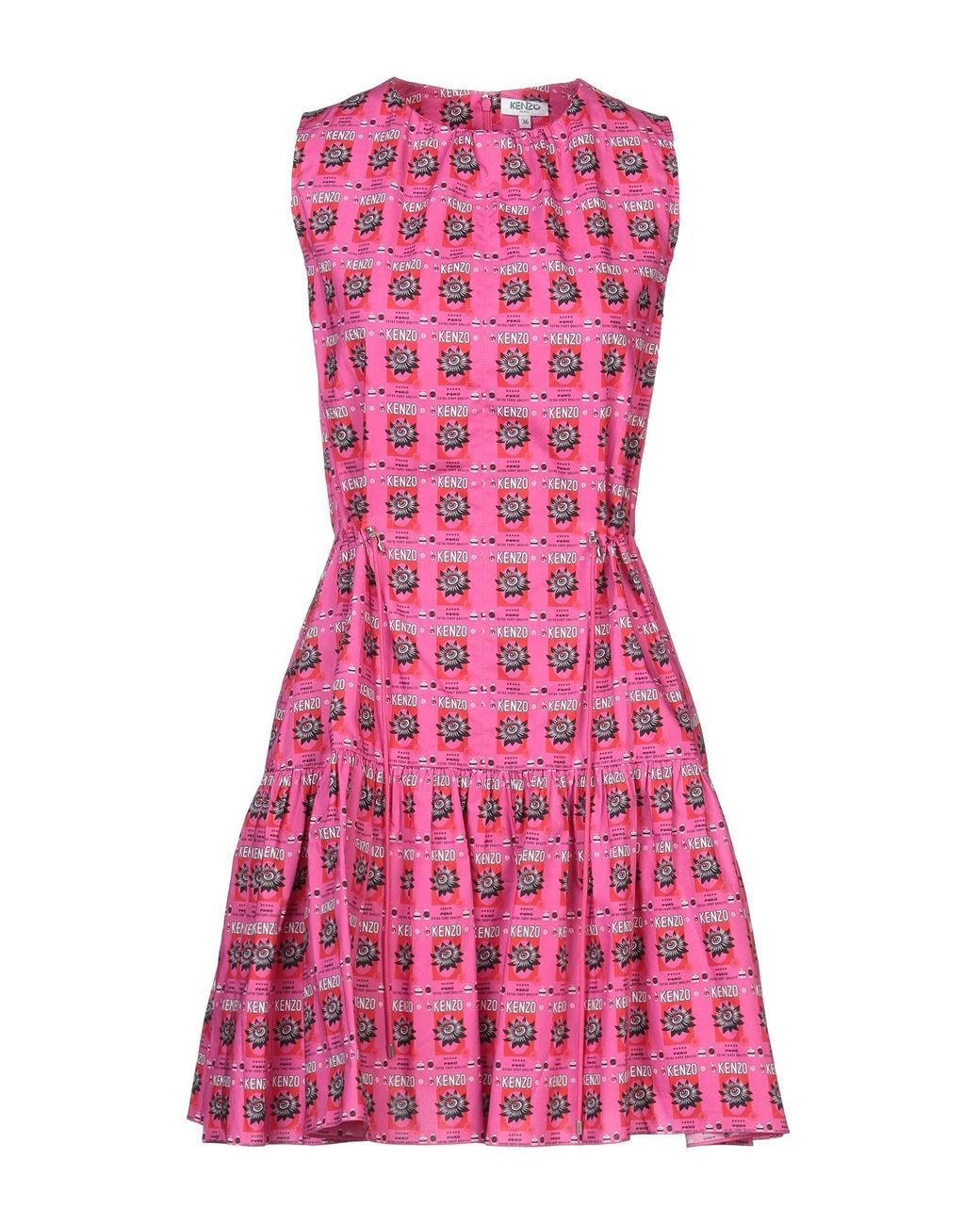 kenzo pink dress KENZO Girls Paris Logo Dress in Pink