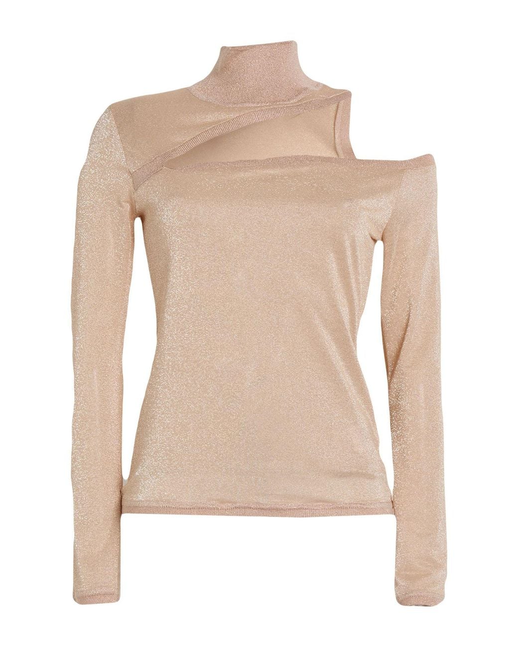 Patrizia Pepe Natural Turtleneck Viscose, Polyester, Polyamide, Elastane