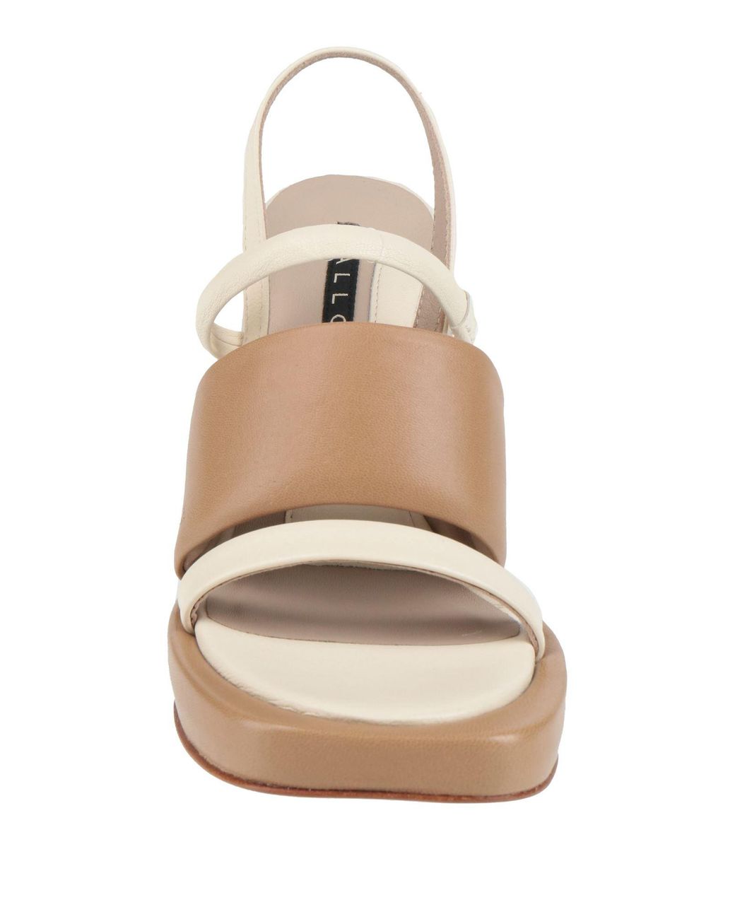 Malloni Natural Ivory Sandals Leather