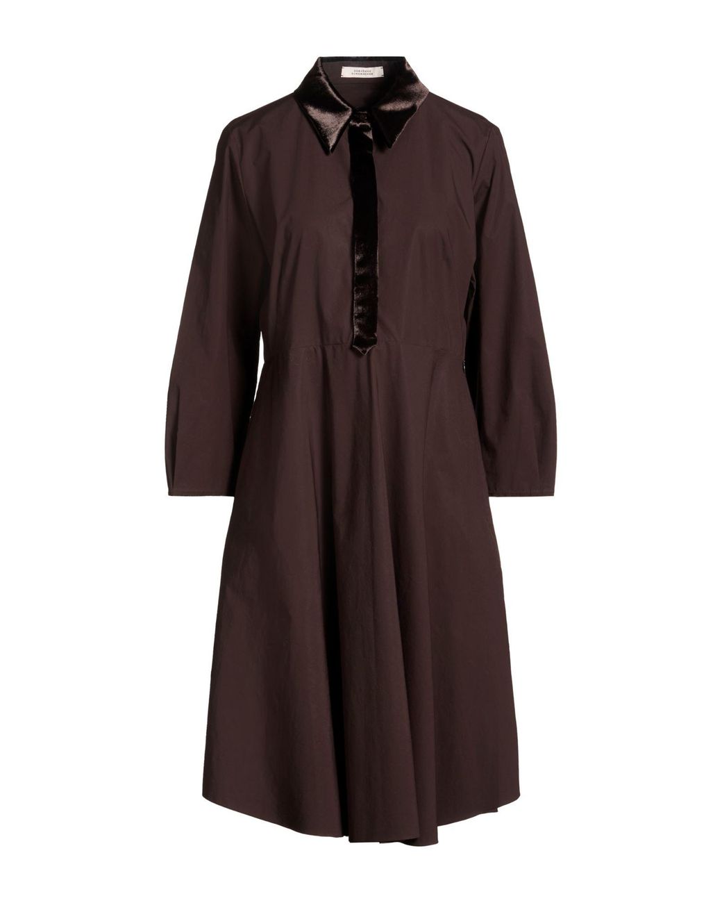 Dorothee Schumacher Brown Midi Dresses