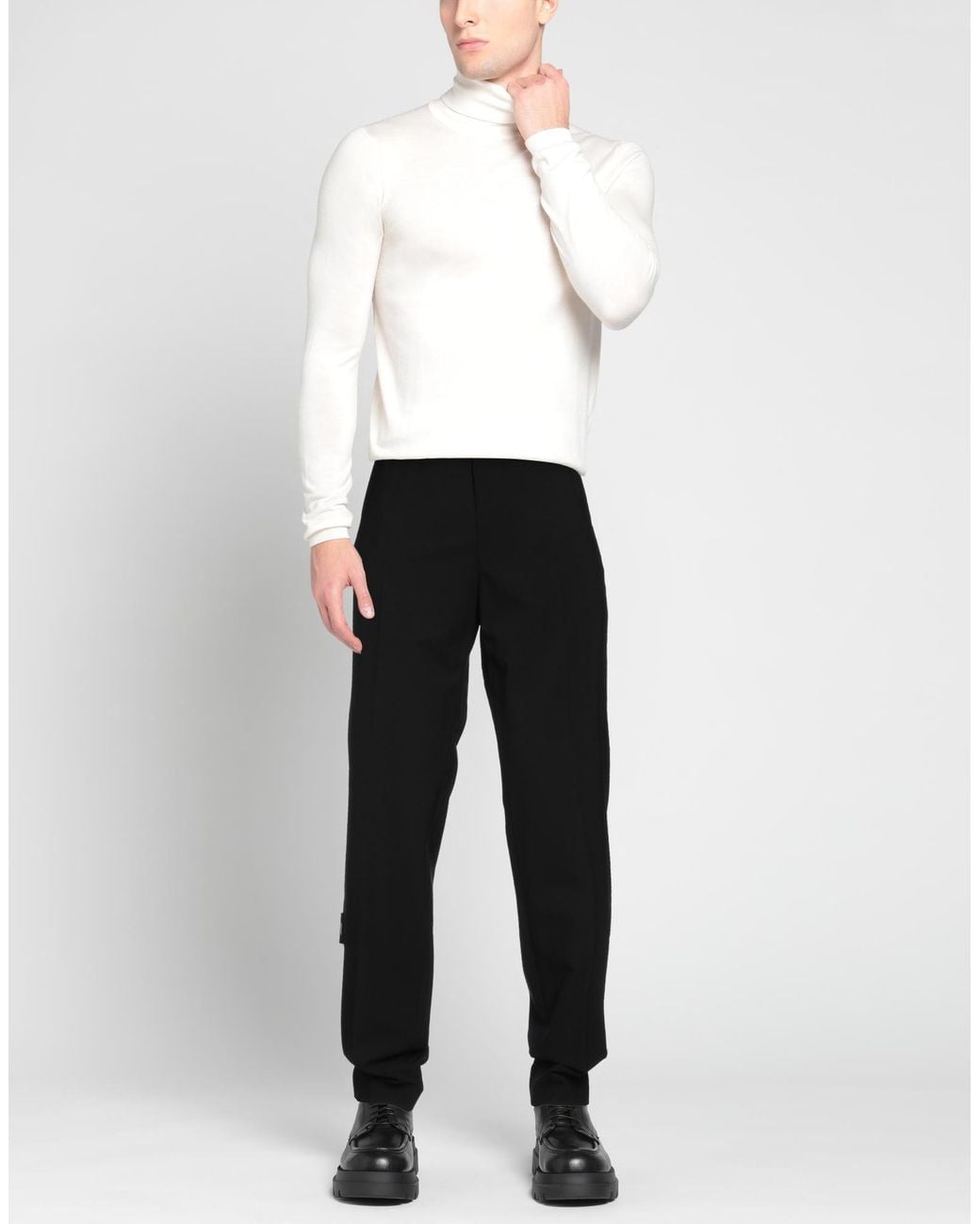 MSGM Black Trouser for men