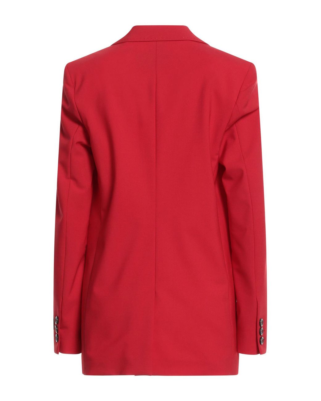 MSGM Red Blazer Virgin Wool, Elastane