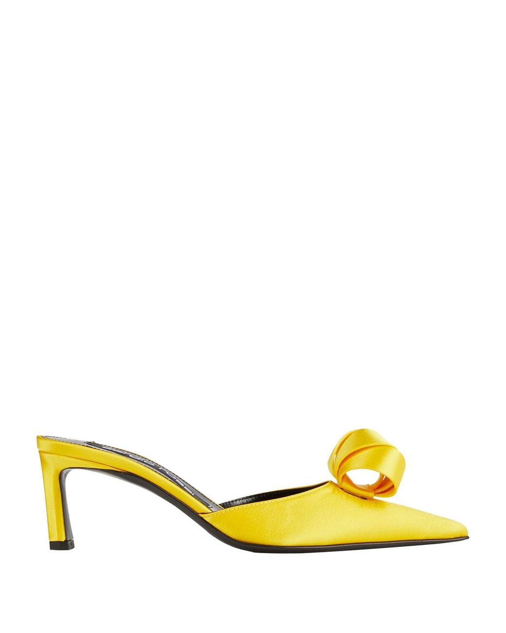 Sergio Rossi Yellow Mules & Clogs