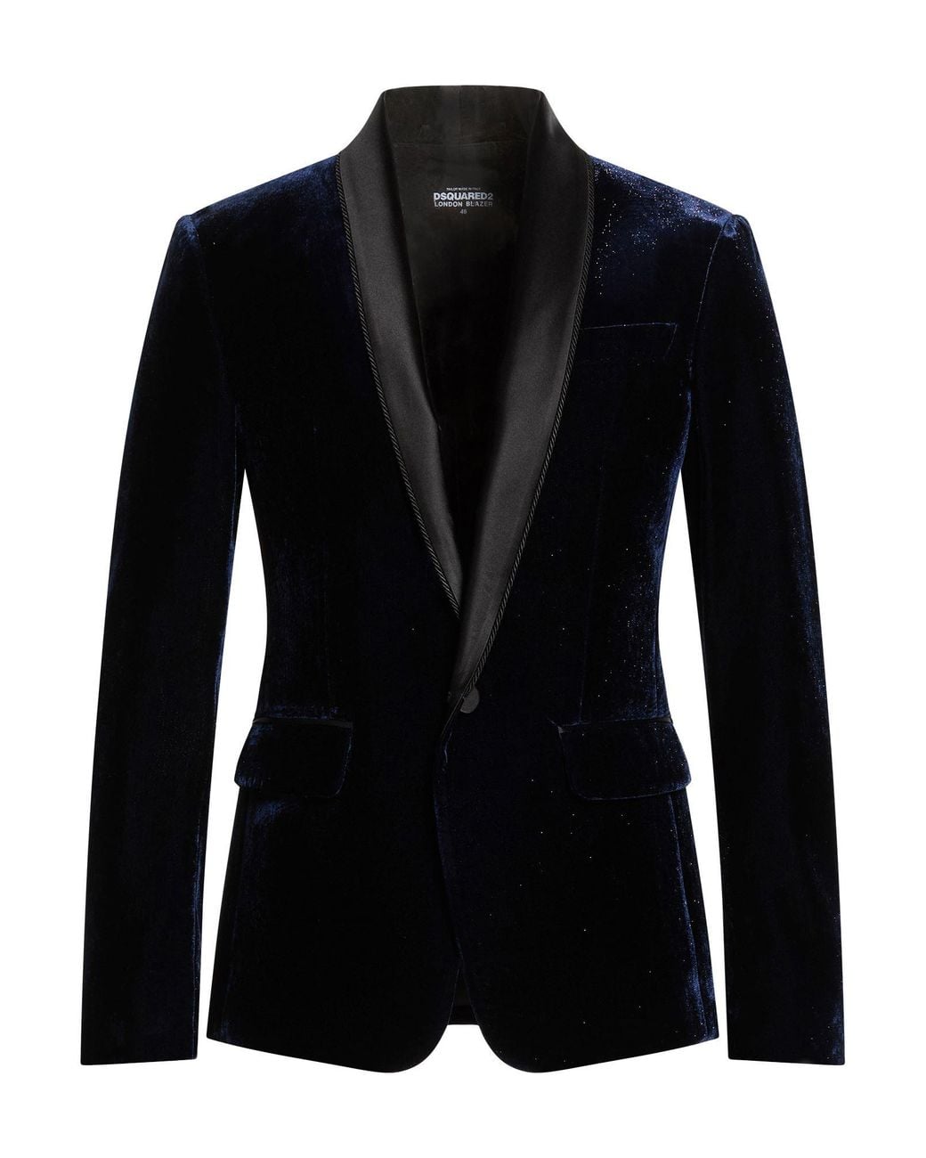 DSquared² Black Blazer Viscose, Polyester for men