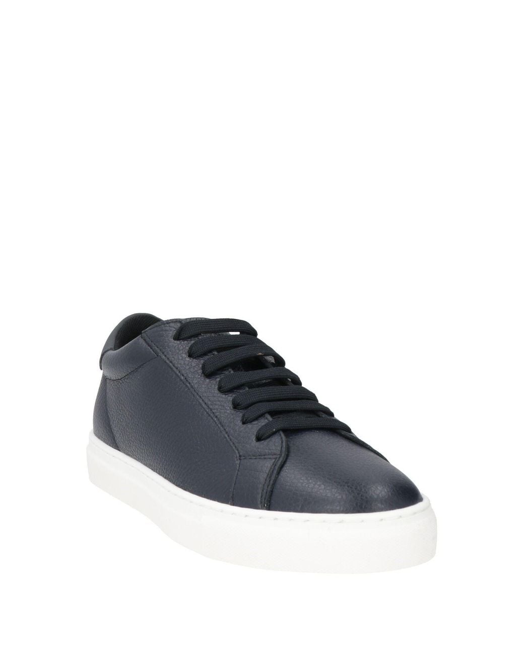 Emporio Armani Blue Sneakers Leather