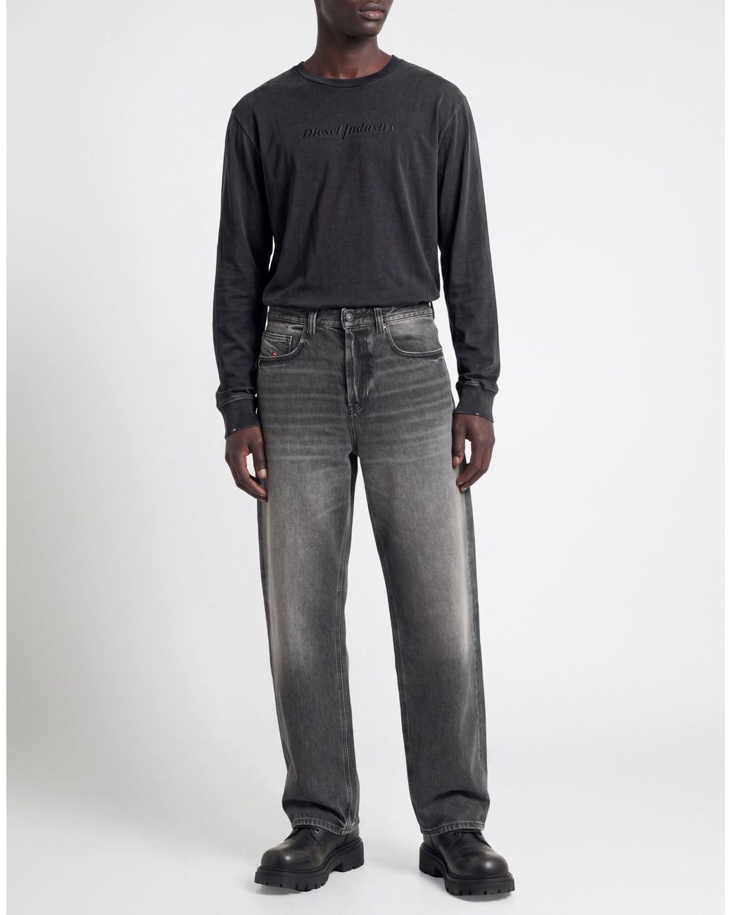 DIESEL Gray Jeans for men