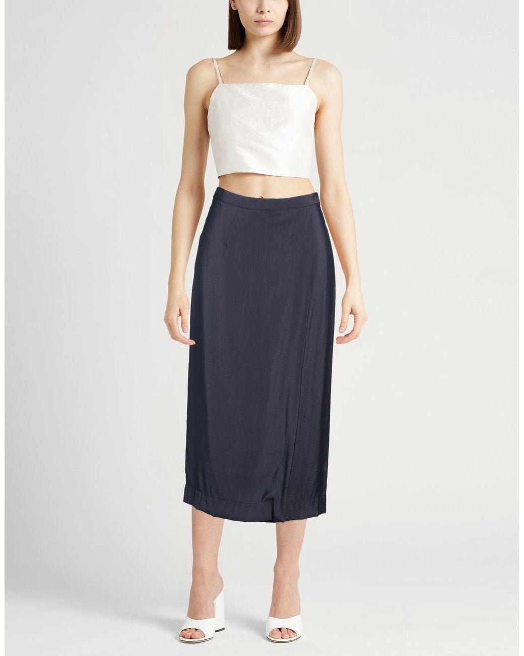 Gentry Portofino Blue Midi Skirts