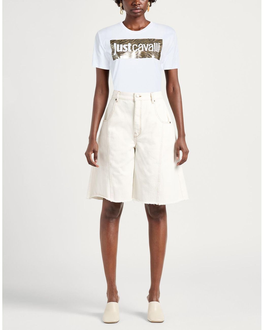 Just Cavalli White T-Shirt