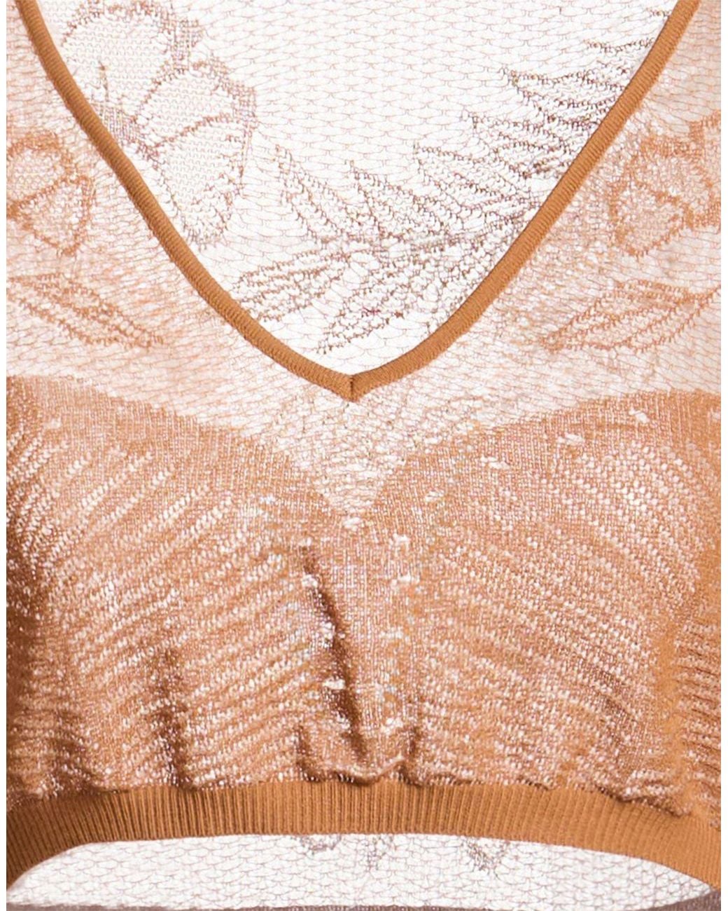 Alberta Ferretti Pink Camel Top Viscose, Polyester