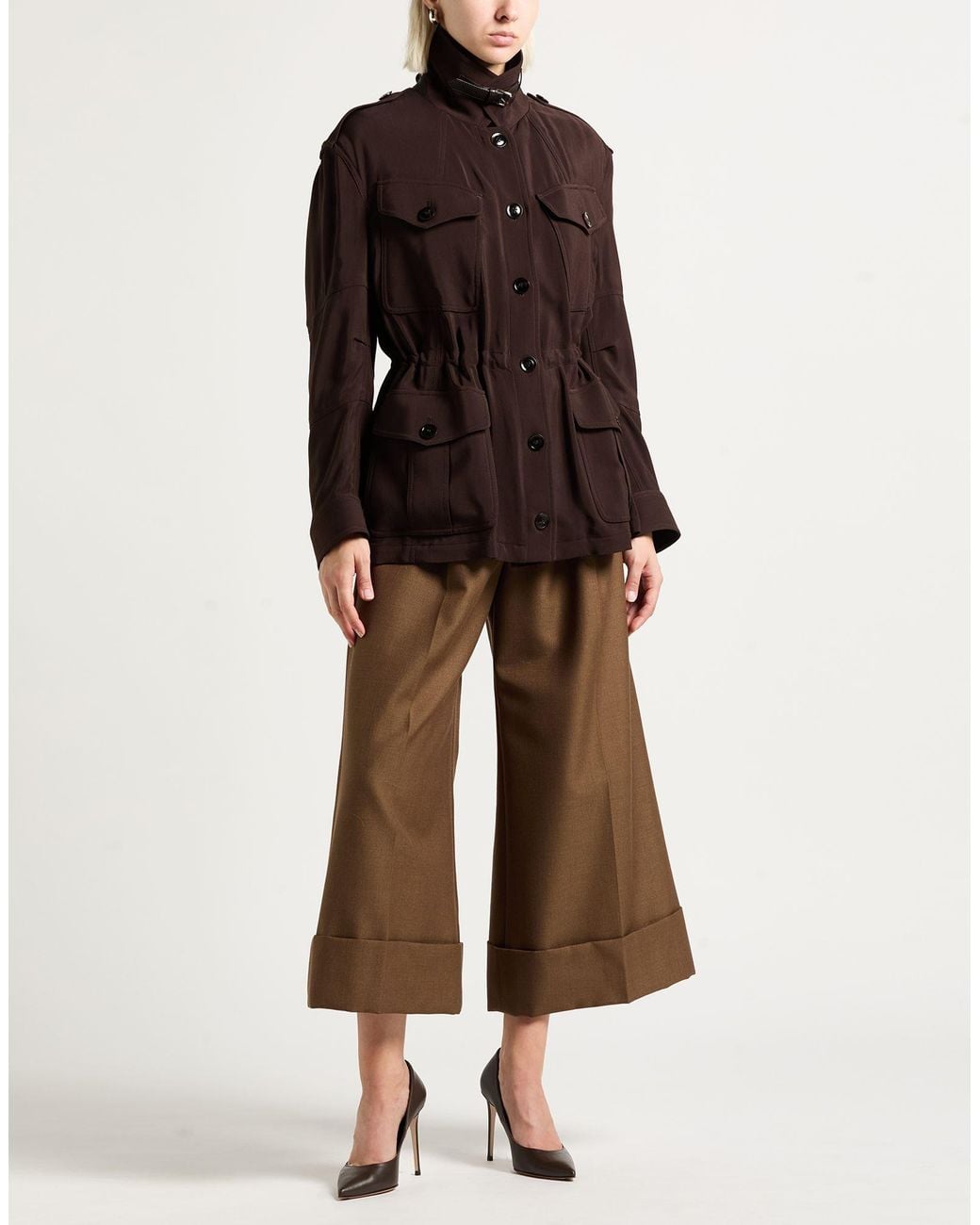 Tom Ford Brown Jacket Viscose, Wool