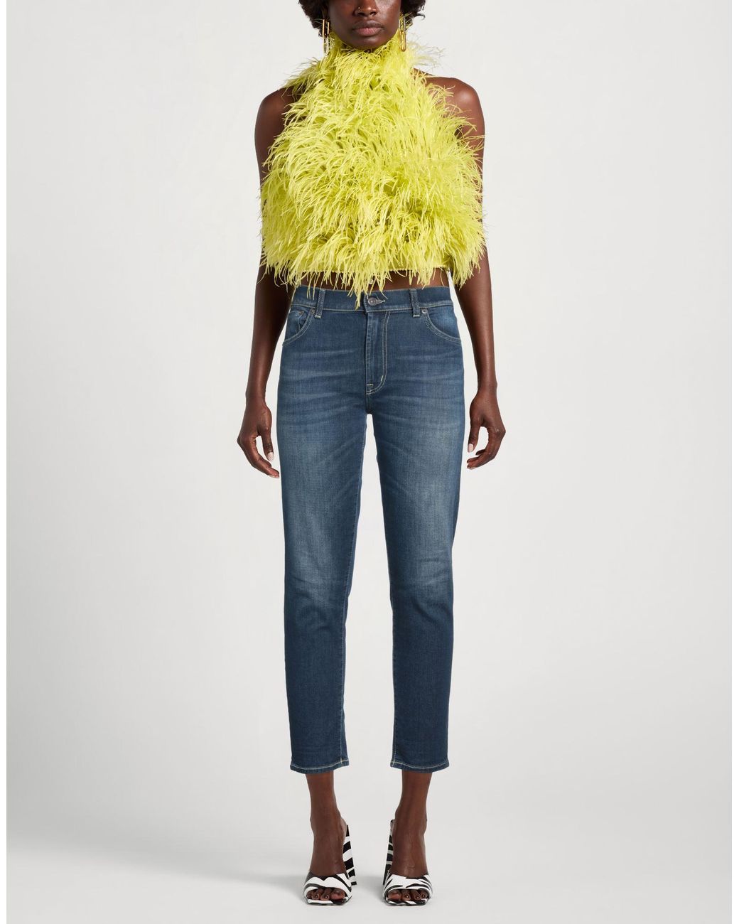 Dondup Blue Jeans Cotton, Elastomultiester, Elastane