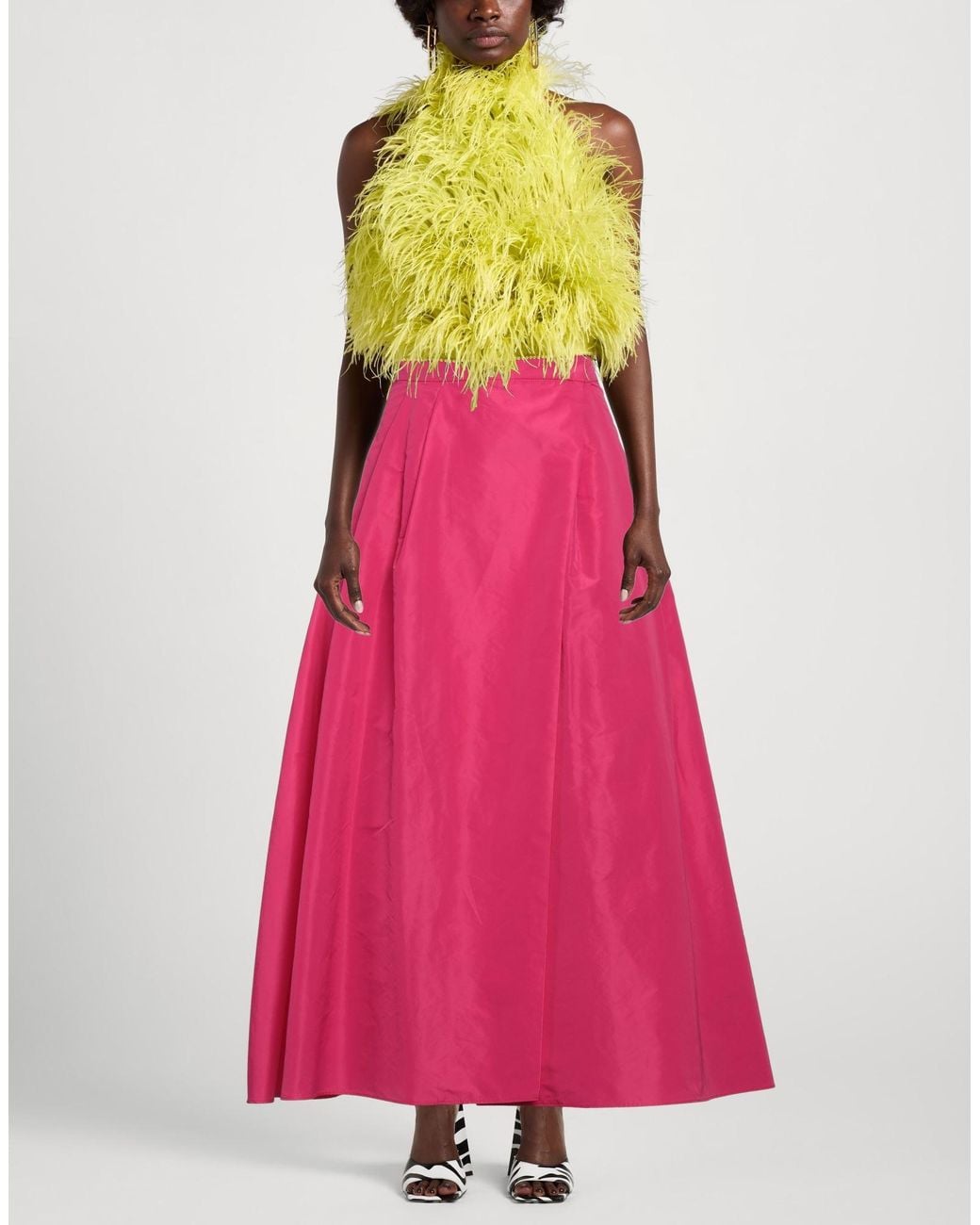 Pinko Pink Maxi Skirts