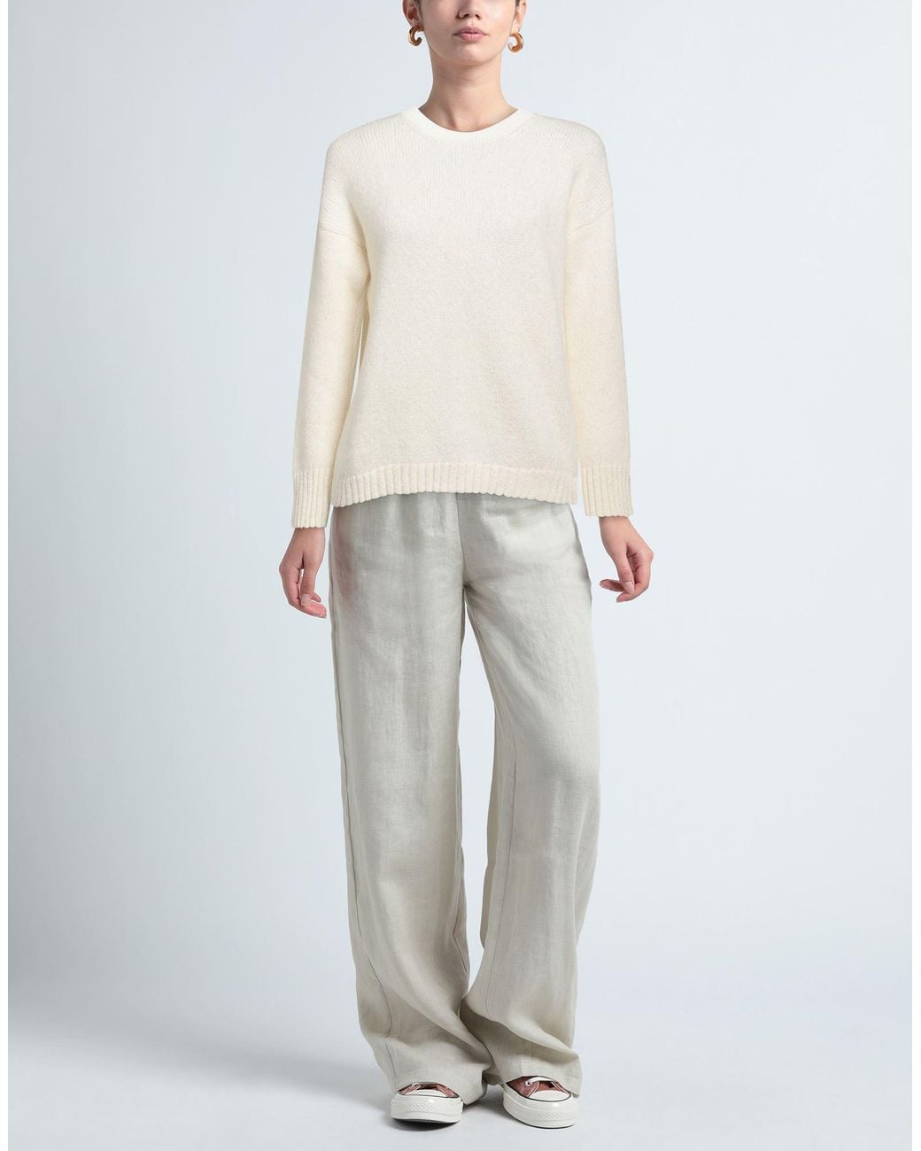Alpha Studio White Jumper