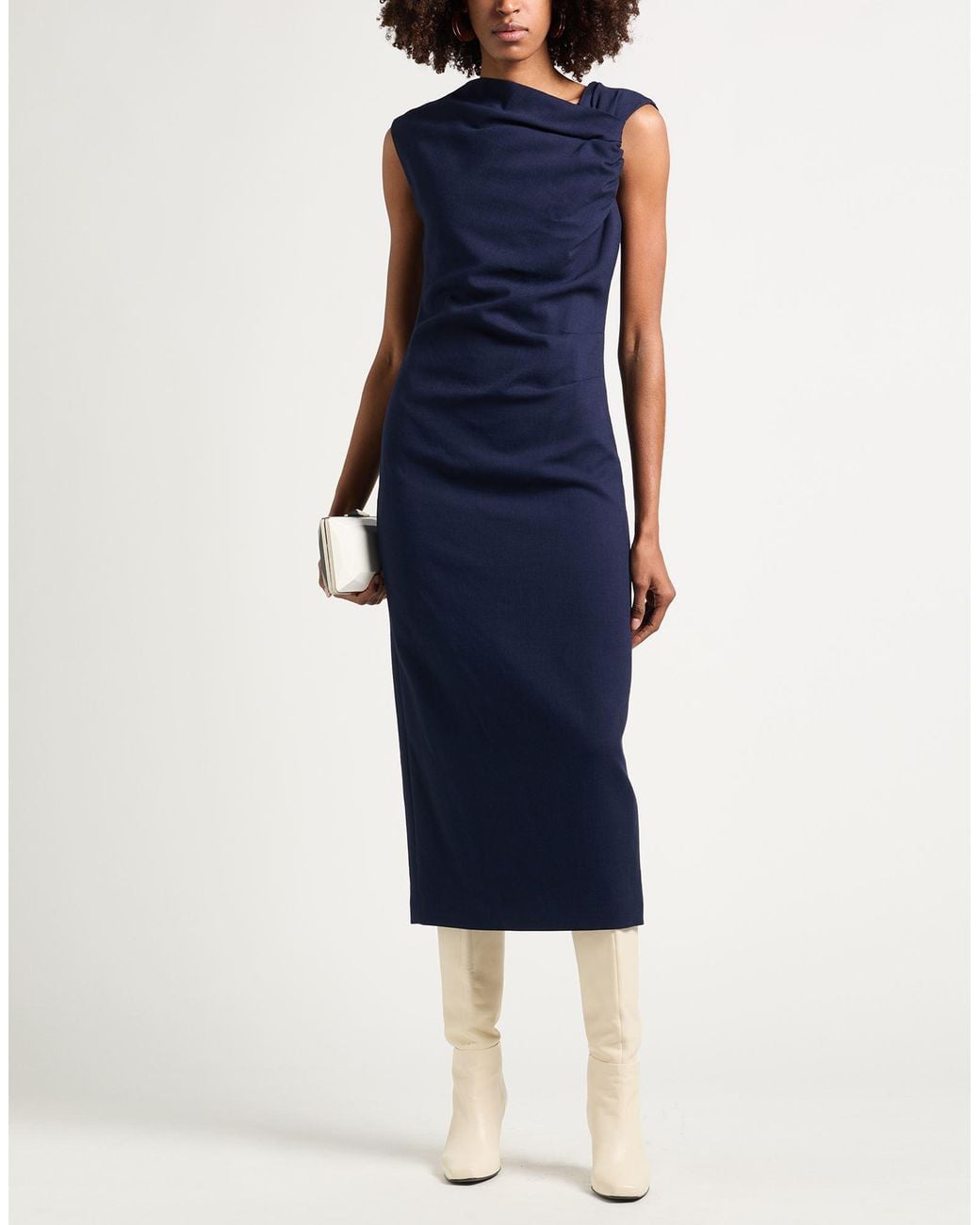 MSGM Blue Midi Dresses