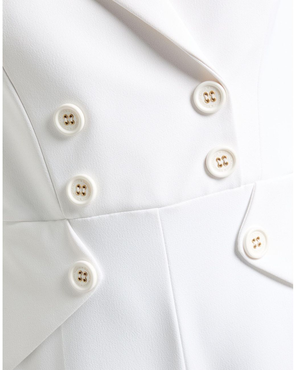 Elisabetta Franchi White Jumpsuit Polyester, Elastane