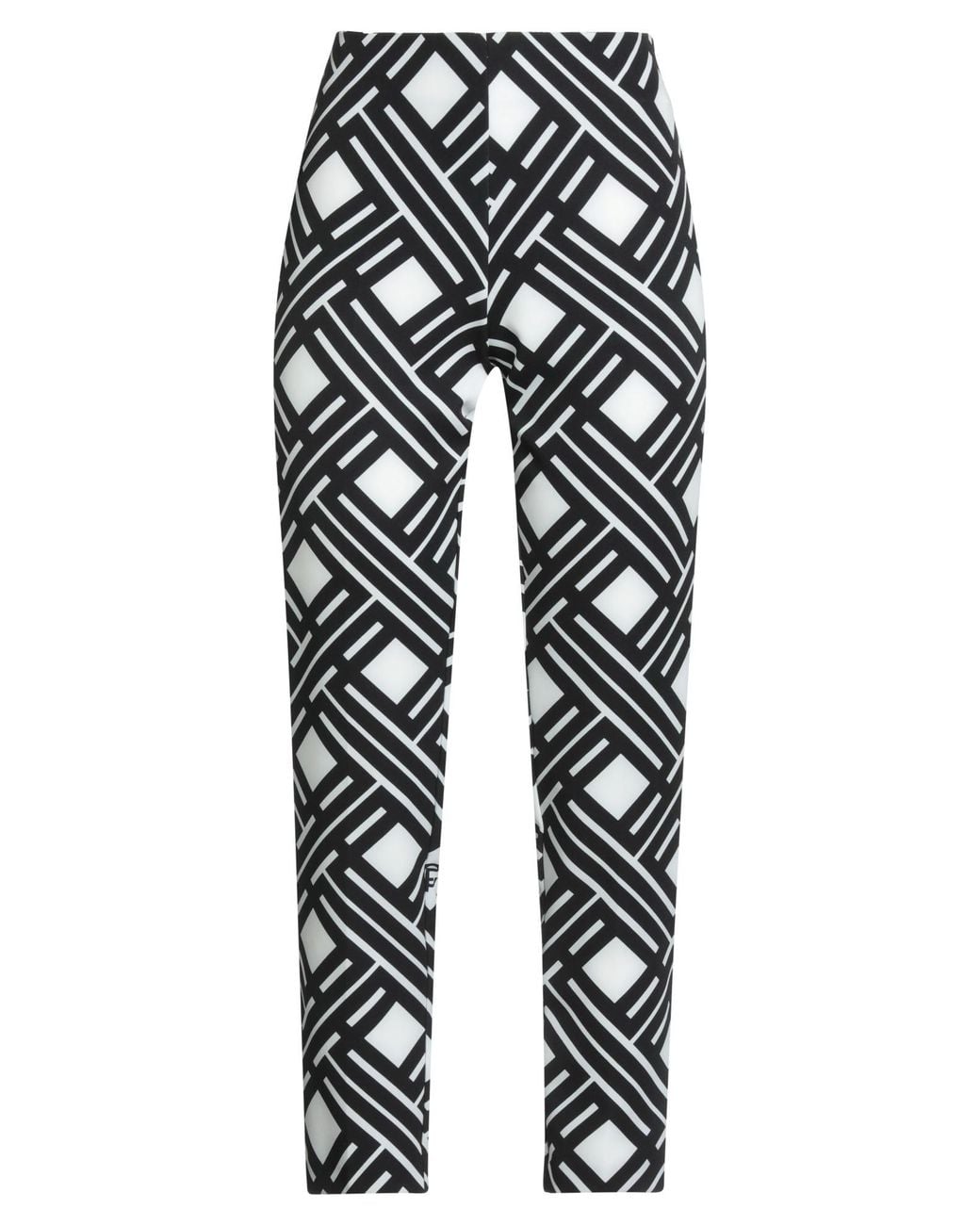 Cristinaeffe Black Pants Polyester, Elastane