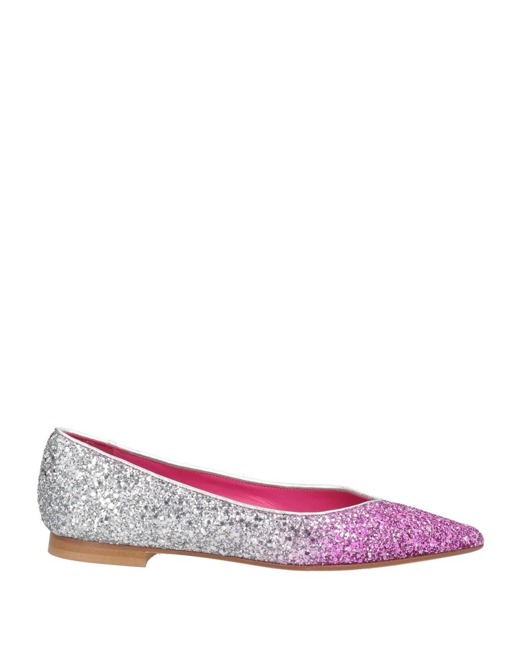 PROSPERINE® Pink Fuchsia Ballet Flats Leather