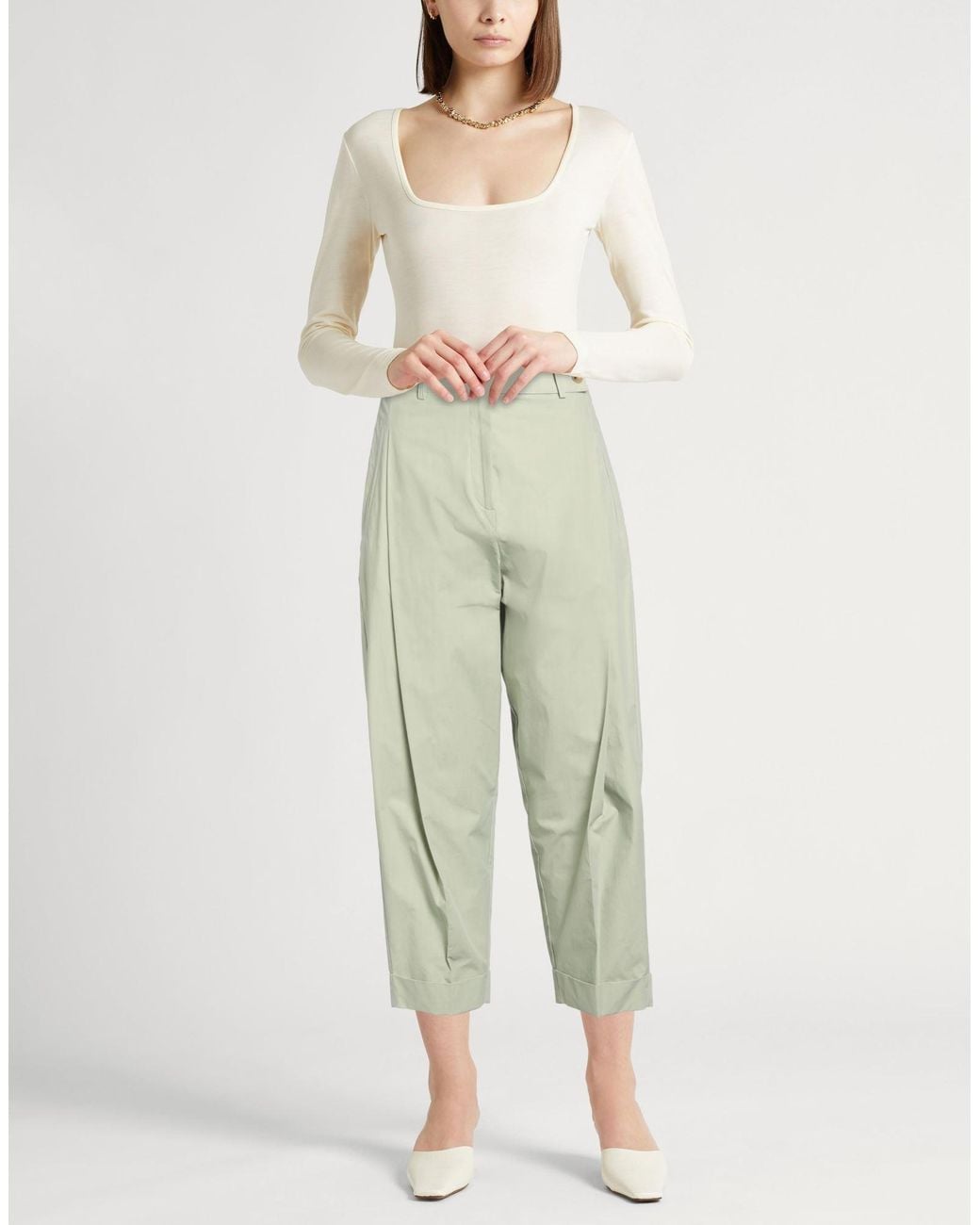 Alysi White Pants