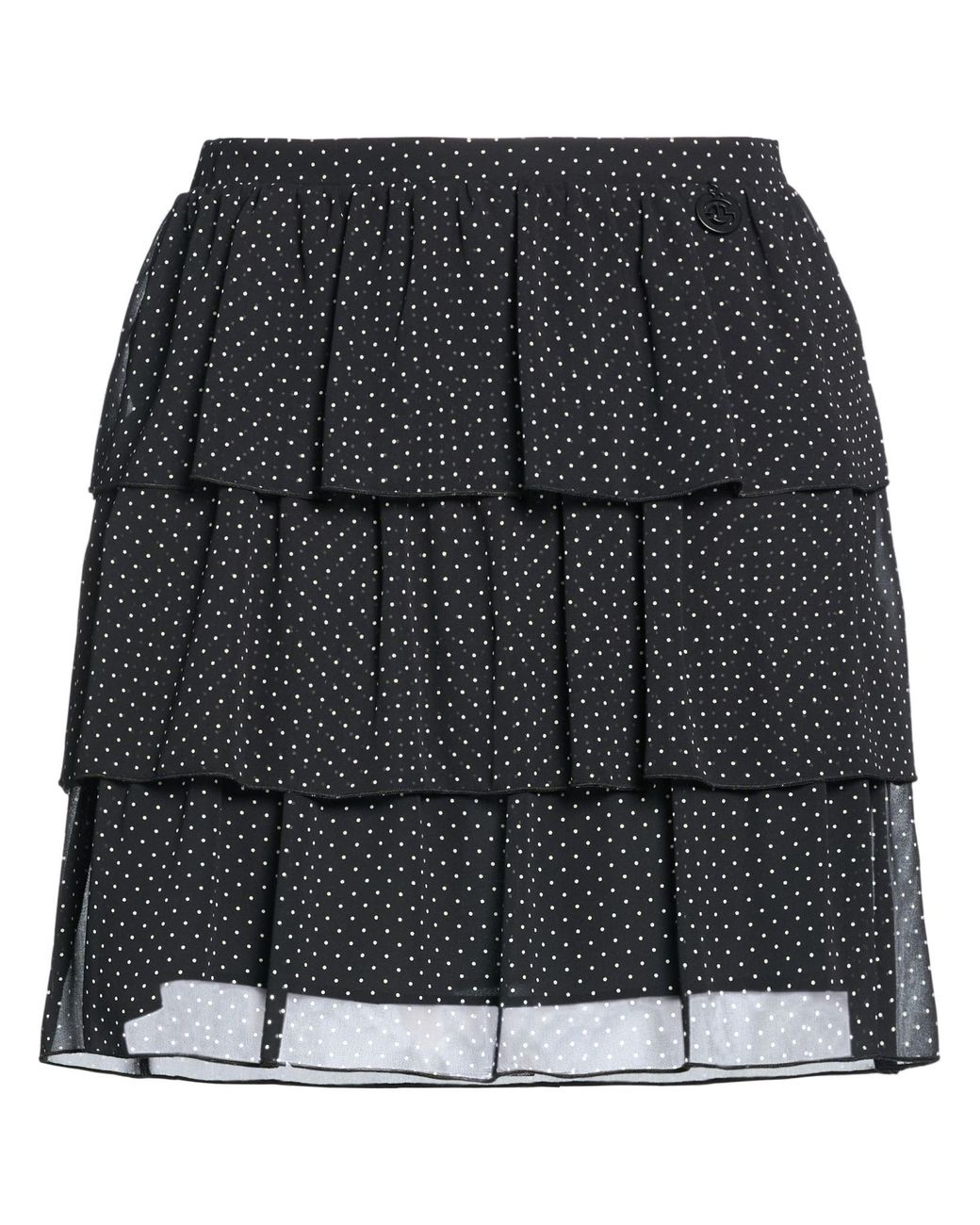 Gaelle Paris Black Mini Skirt Polyester
