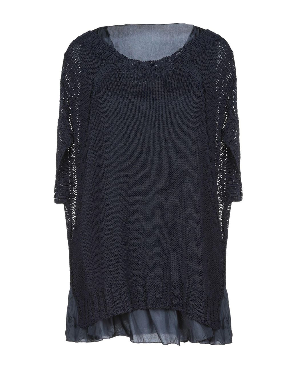 P.A.R.O.S.H. Blue Sweater Linen, Polyamide