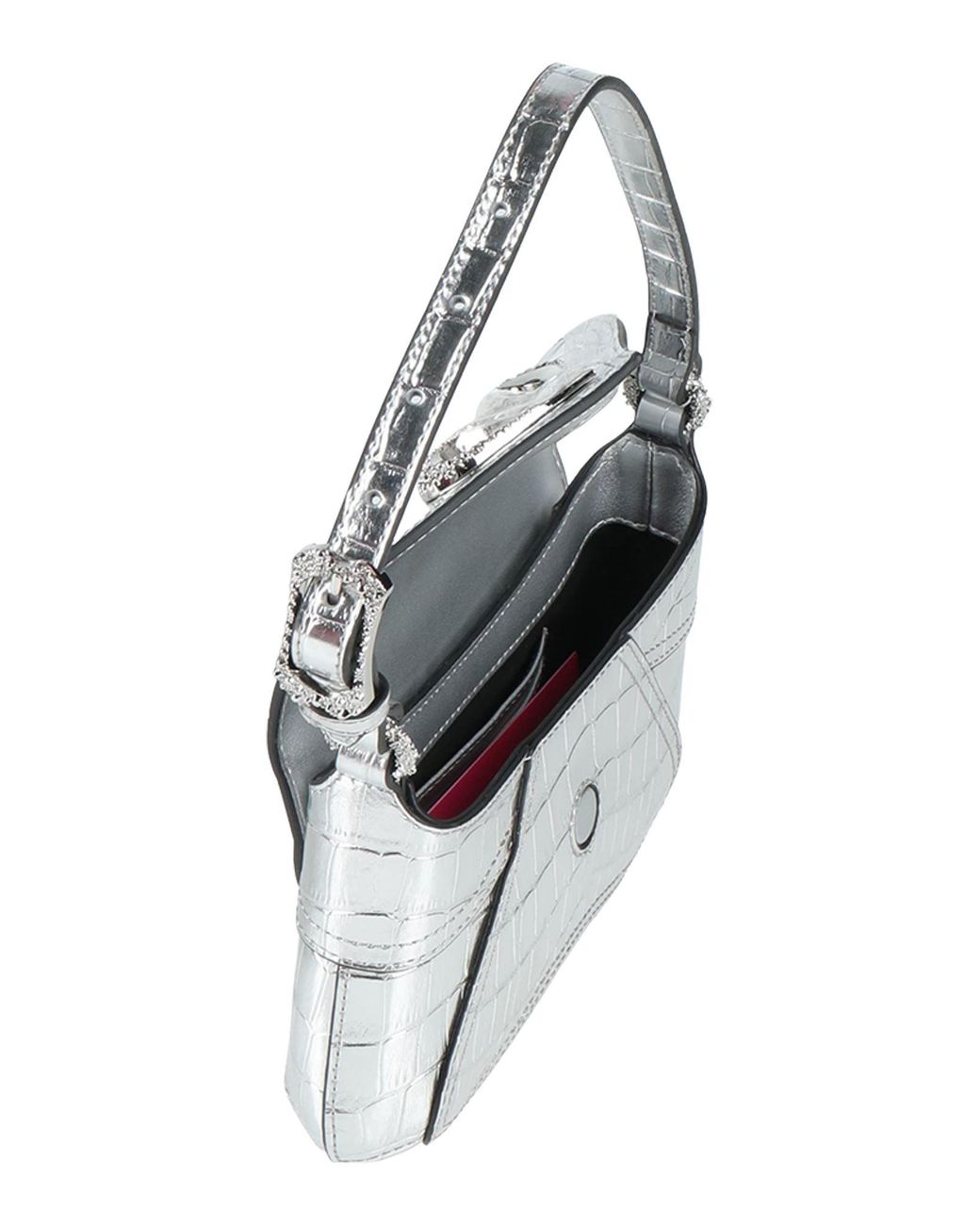 Pinko Metallic Handbag Leather