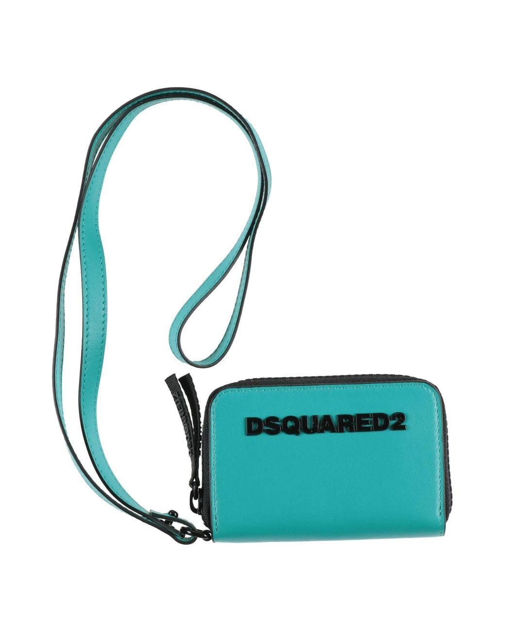 DSquared² Blue Coin Purse Calfskin for men