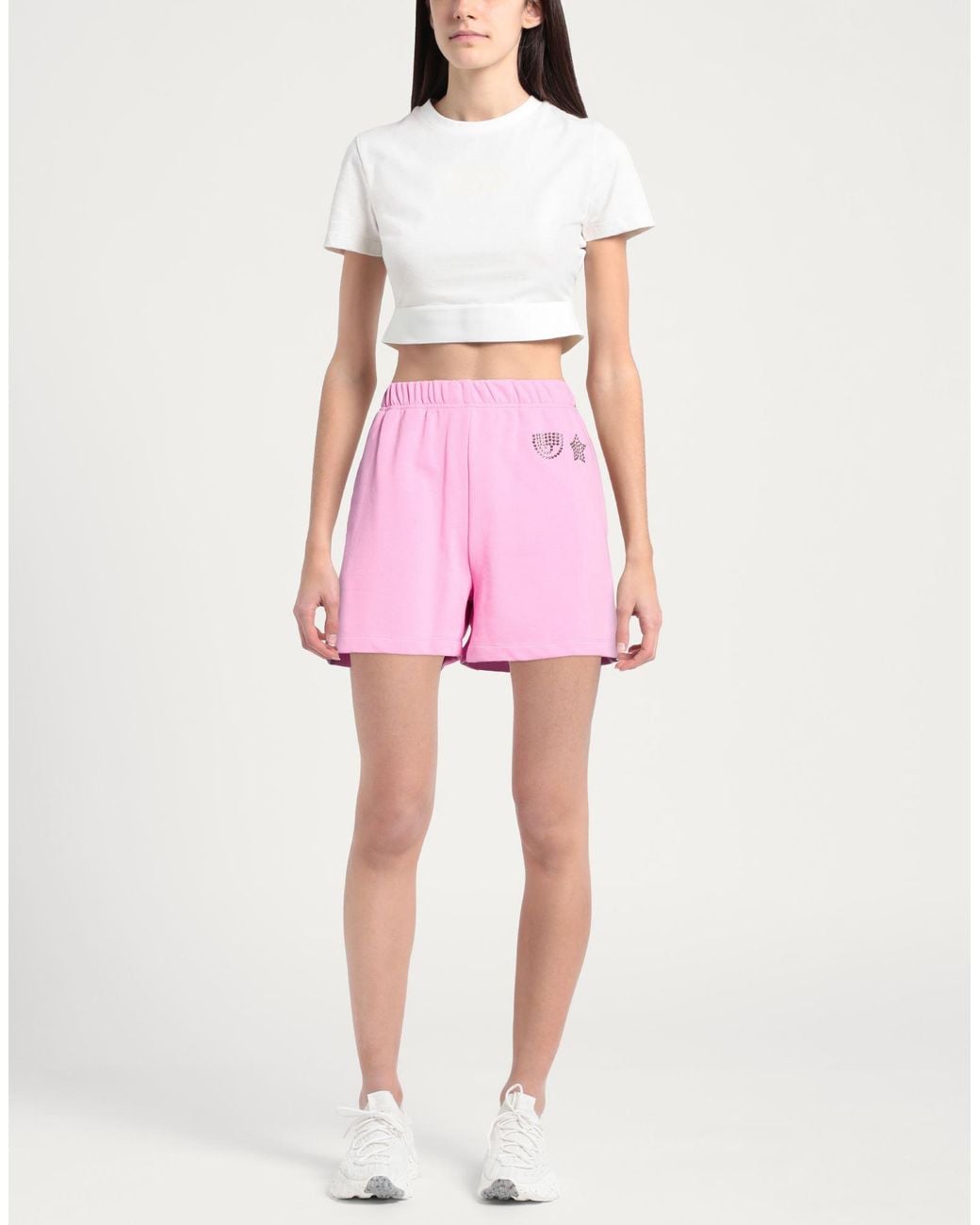 Chiara Ferragni Pink Shorts & Bermuda Shorts
