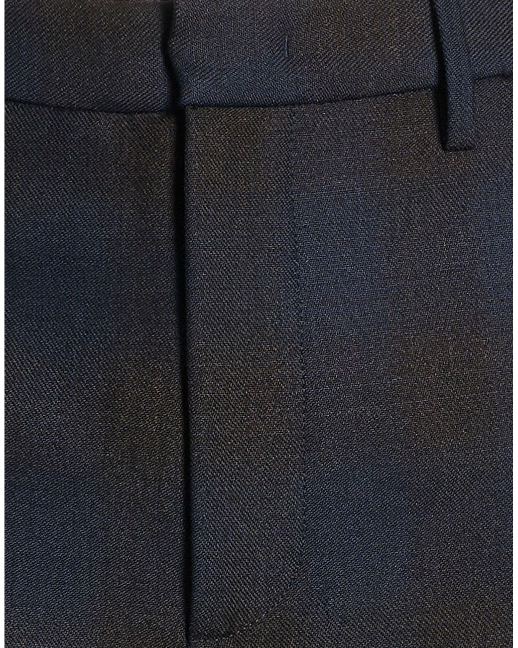 Dondup Blue Midnight Pants Virgin Wool for men