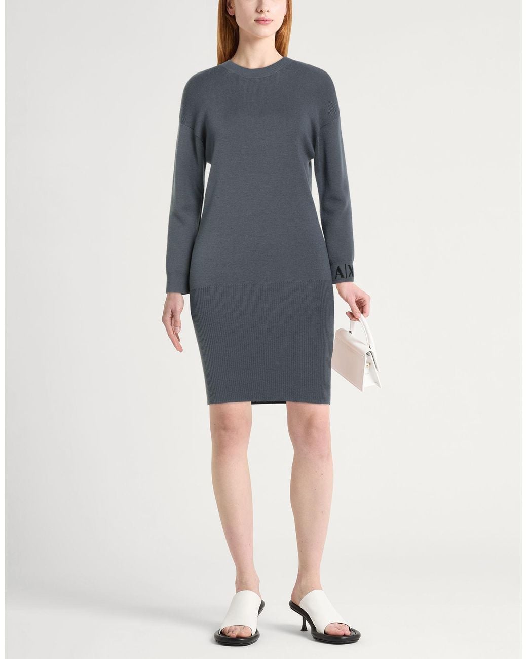 ARMANI EXCHANGE Blue Mini Dress