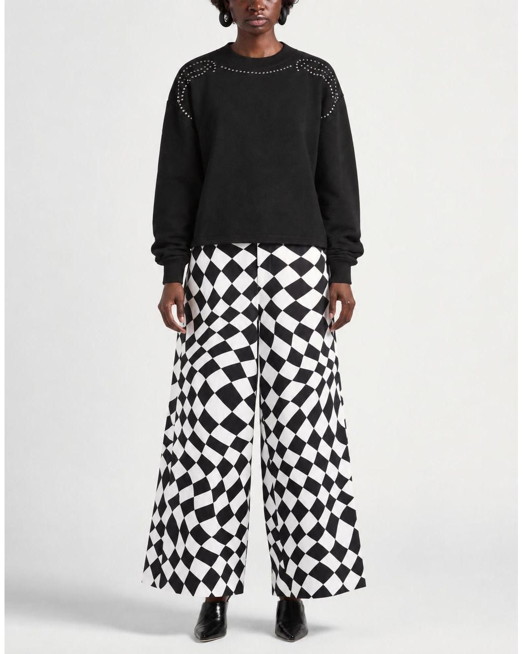 Rag & Bone Black Sweatshirt Cotton, Polyester