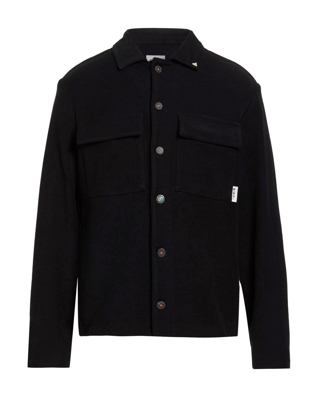 Berna Black Jacket Cotton for men