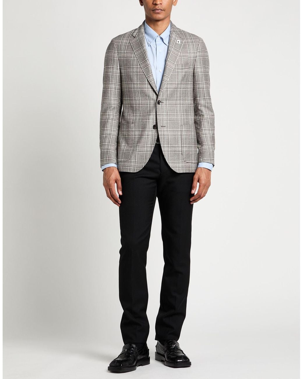 Blazer Lardini pour homme en coloris Gray