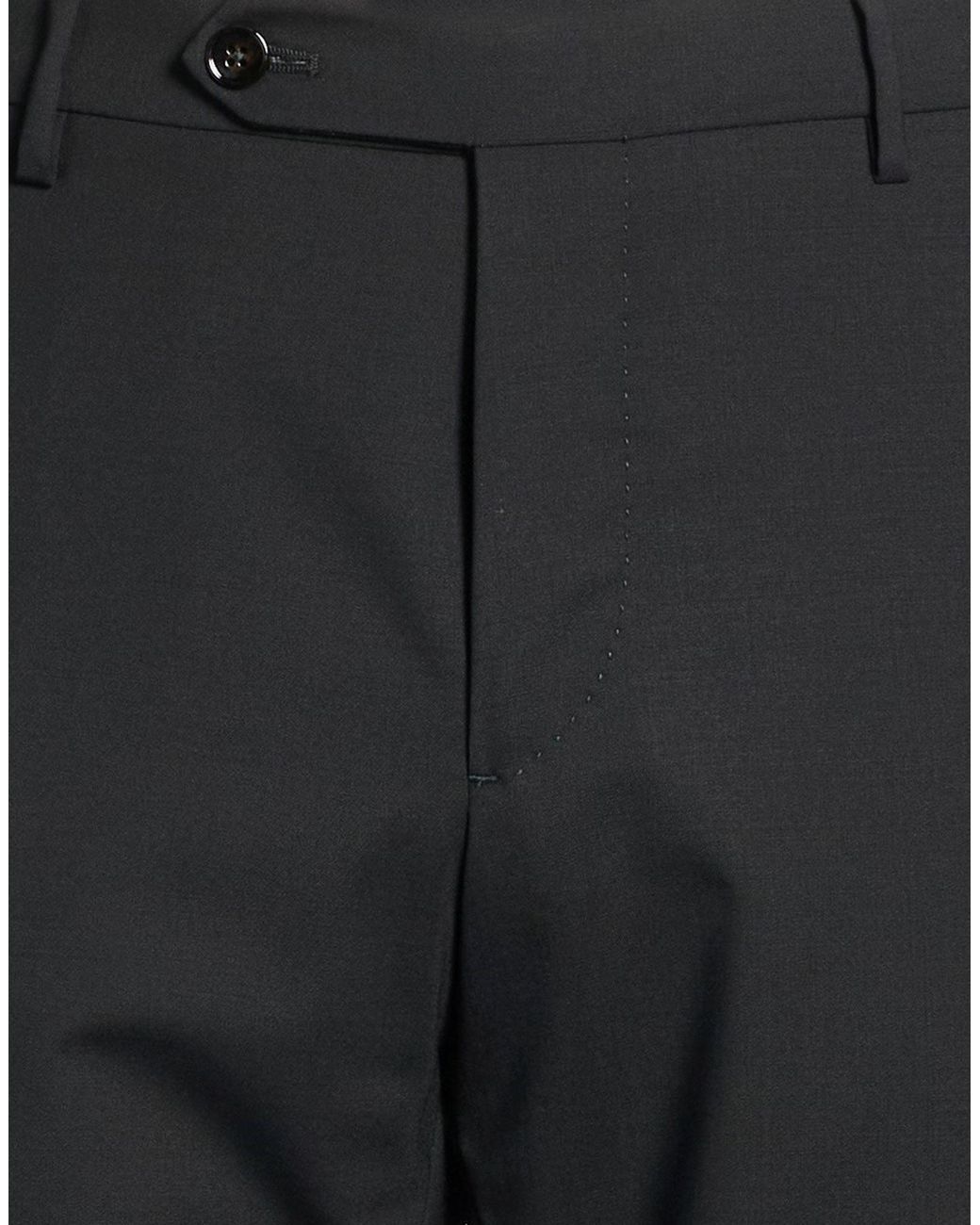 Berwich Black Pants Virgin Wool, Elastane for men