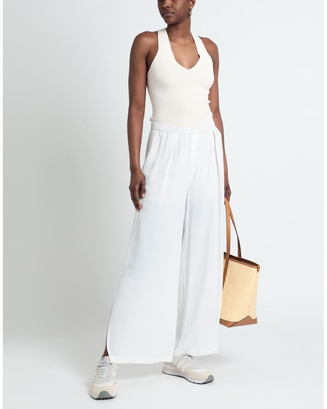 8pm White Trouser